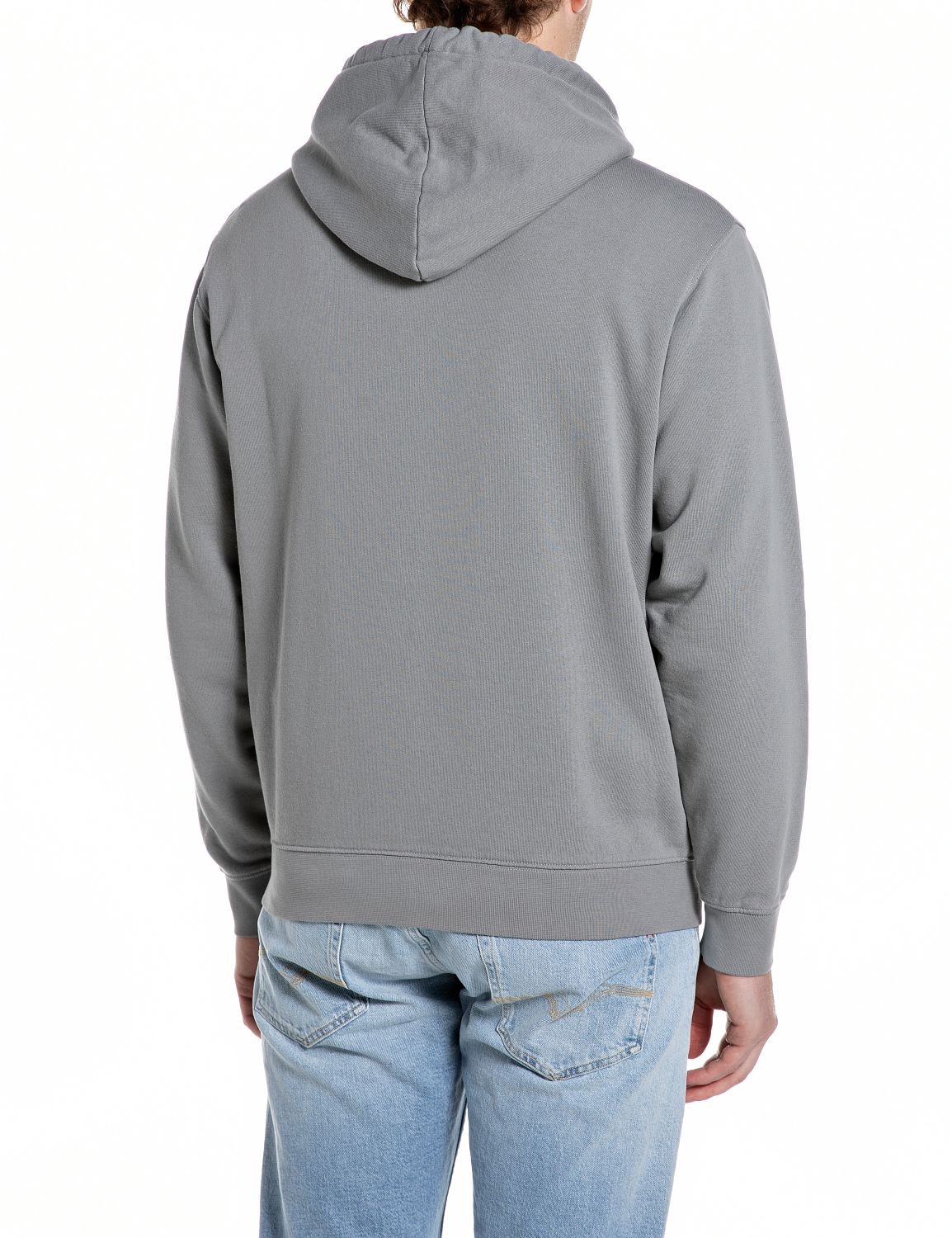 Replay Hoodie , mit gesticktem Schriftzug auf der Vorderseite
