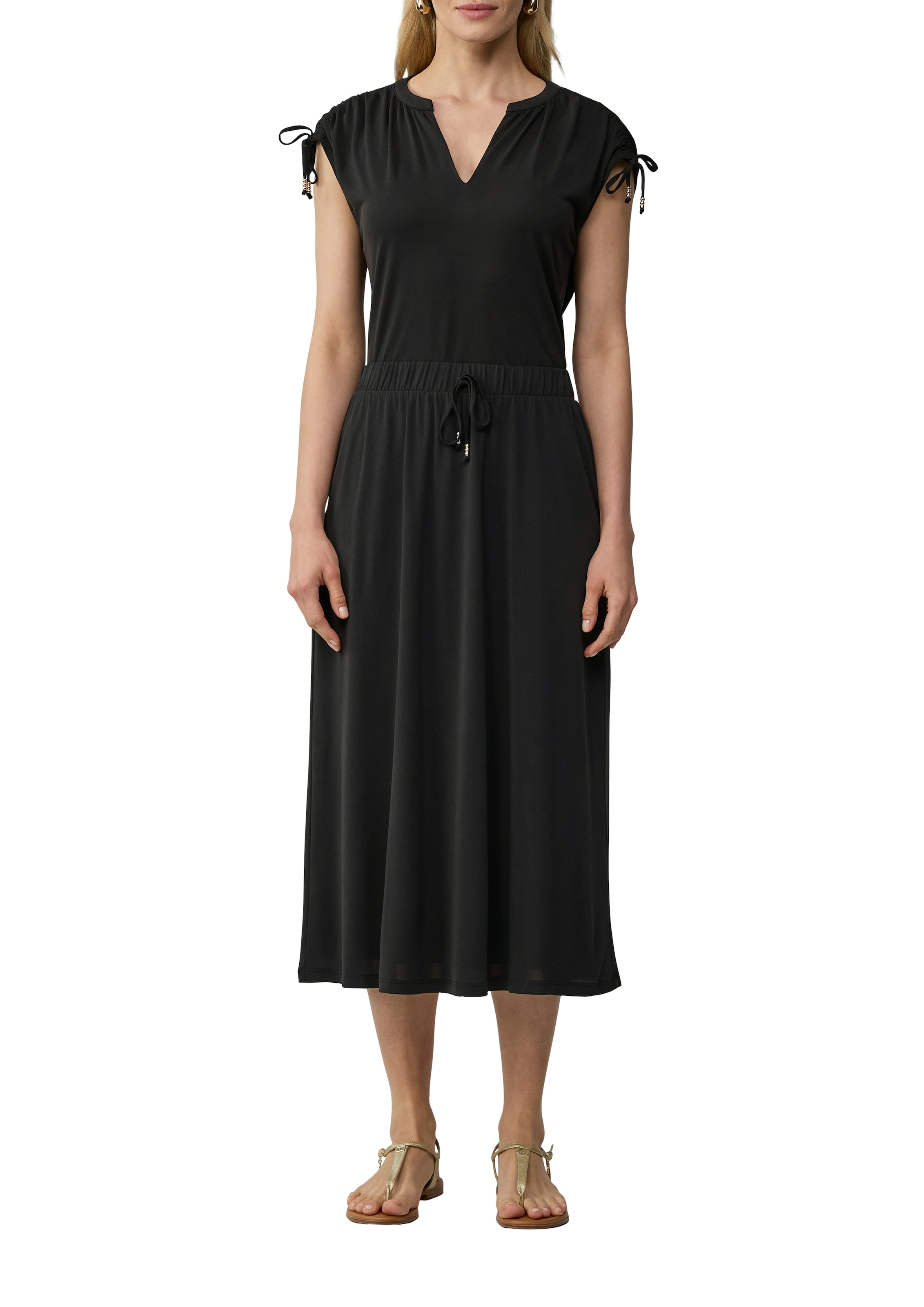 Image of s.Oliver BLACK LABEL Midirock mit elastischem Bund