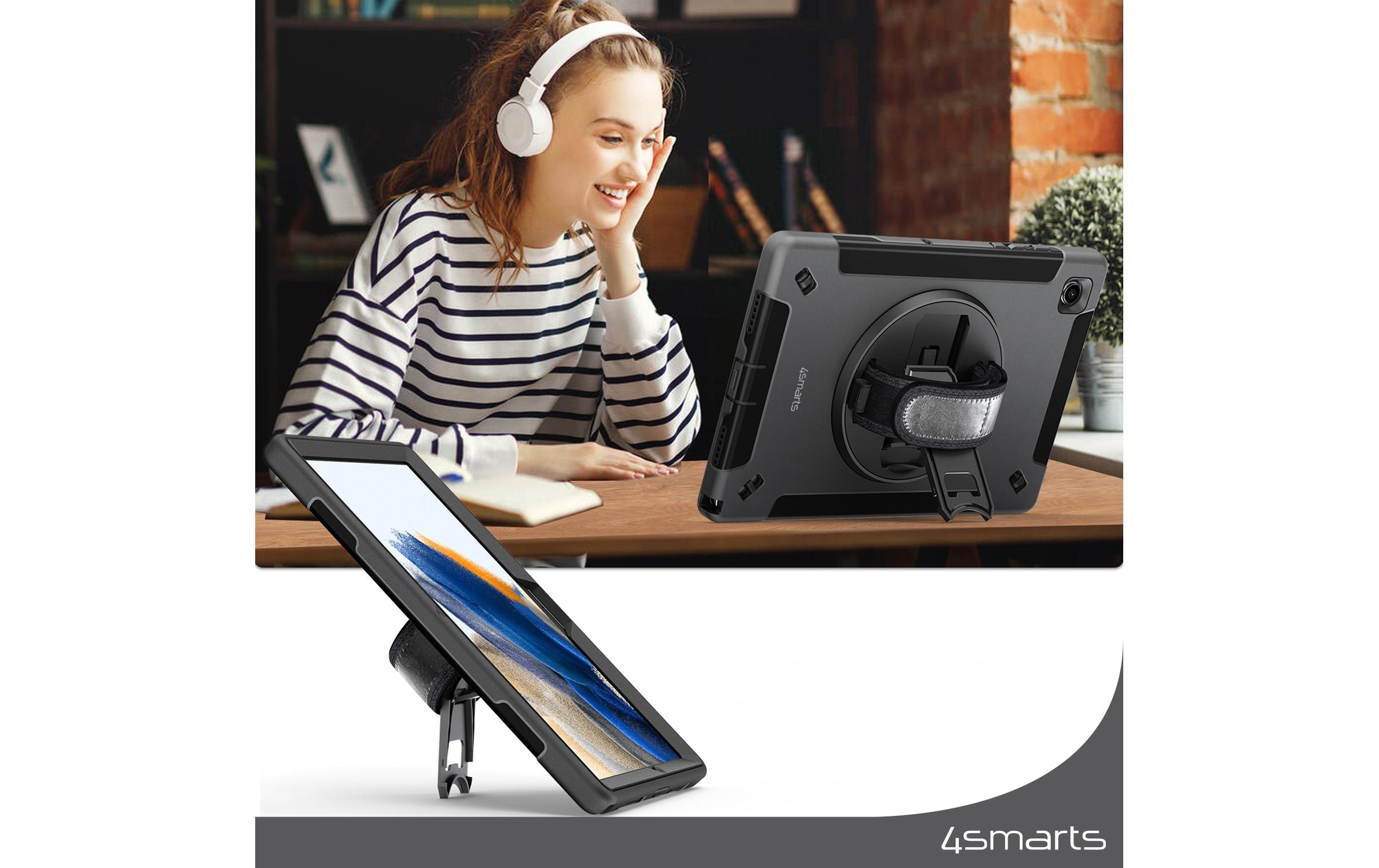 4smarts Tablet-Hülle »Back Cover Rugged GRIP Galaxy Tab S9 FE«, 27,7 cm (10,9 Zoll)