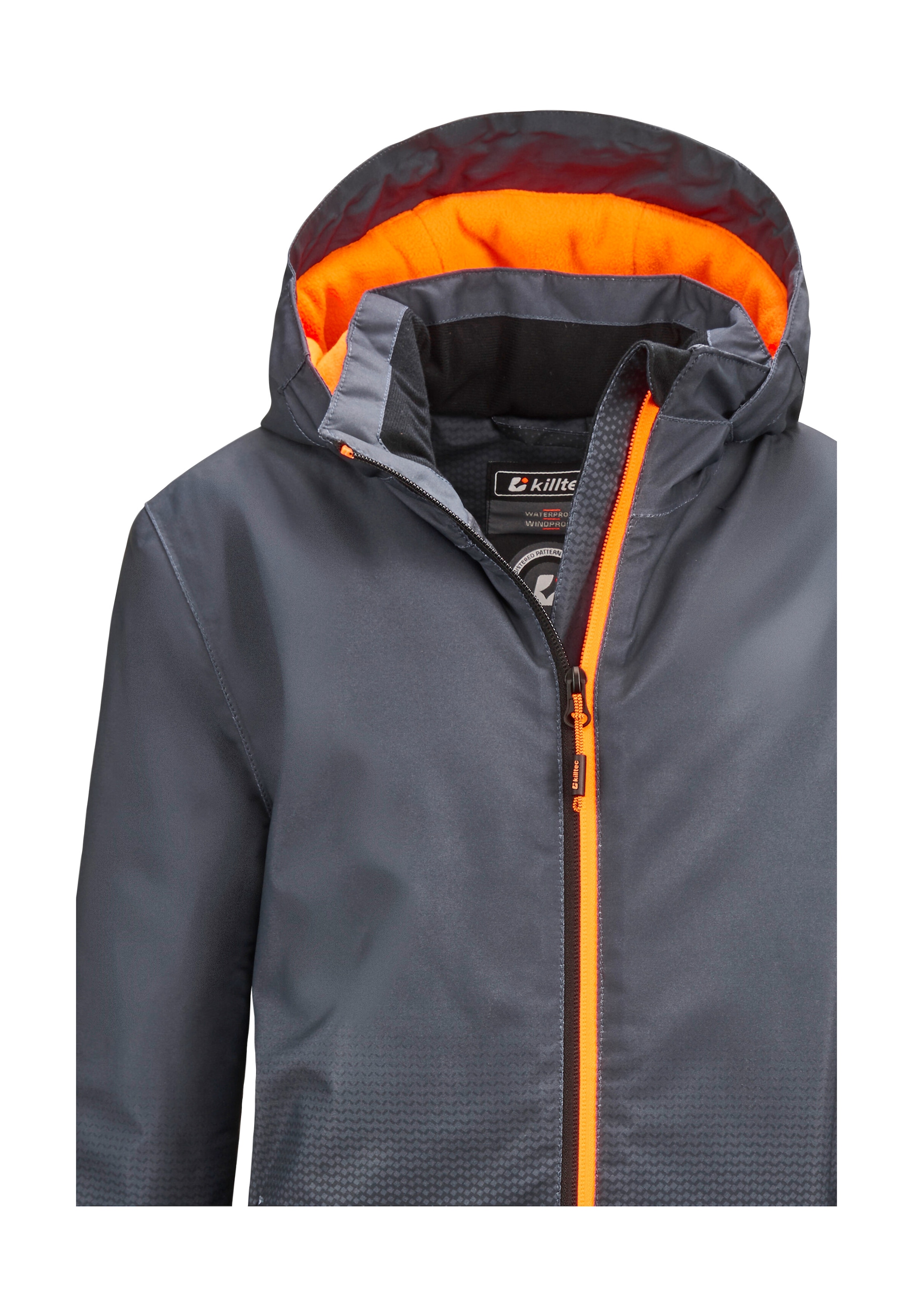 Killtec Veste d'extérieur »Lynge BYS JCKT E« Wasserdichte Funktionsjacke mit Schneefang und coolem Design