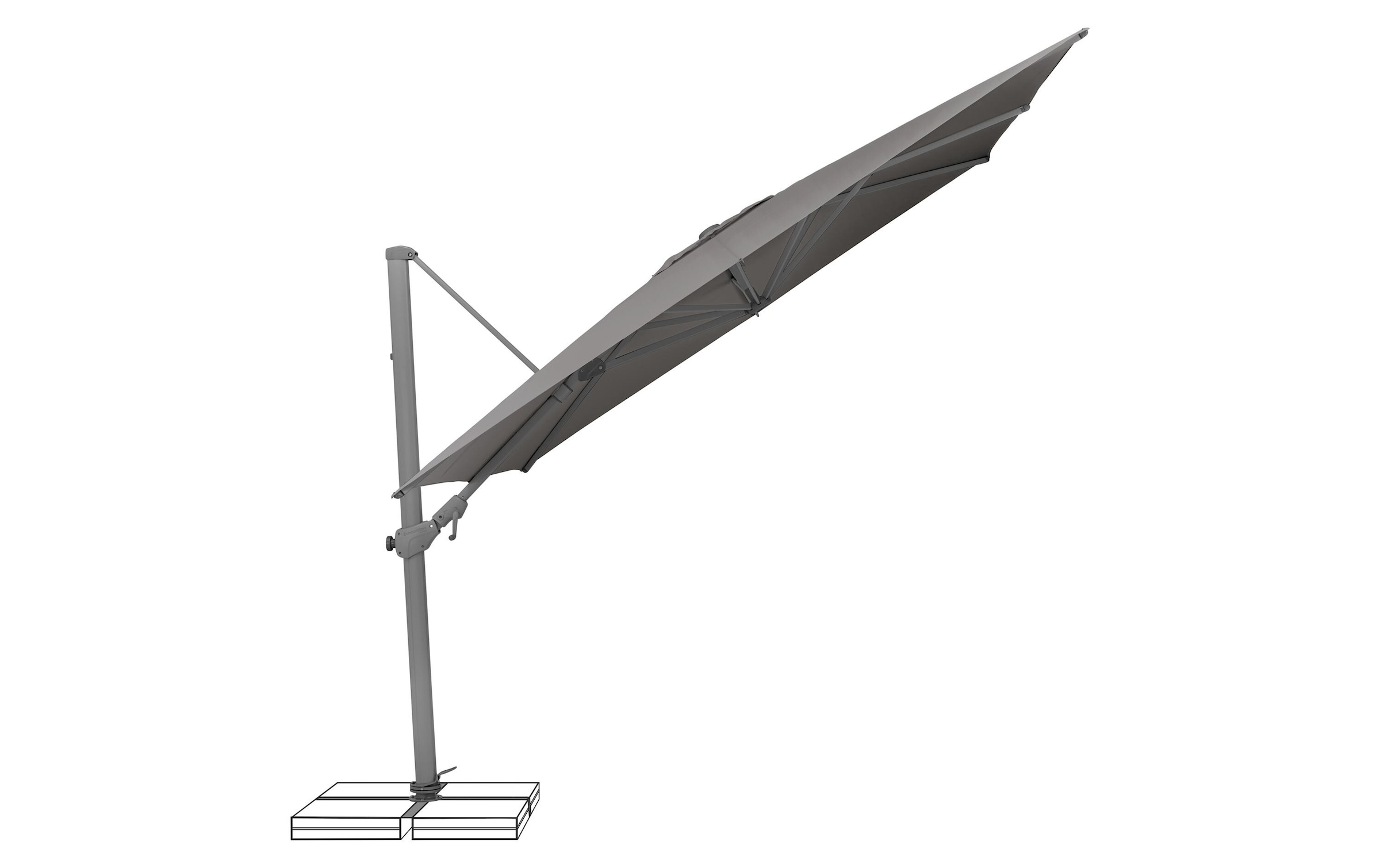   Parasol »Suncomfort by Glatz Varioflex, 300 x 300 cm«