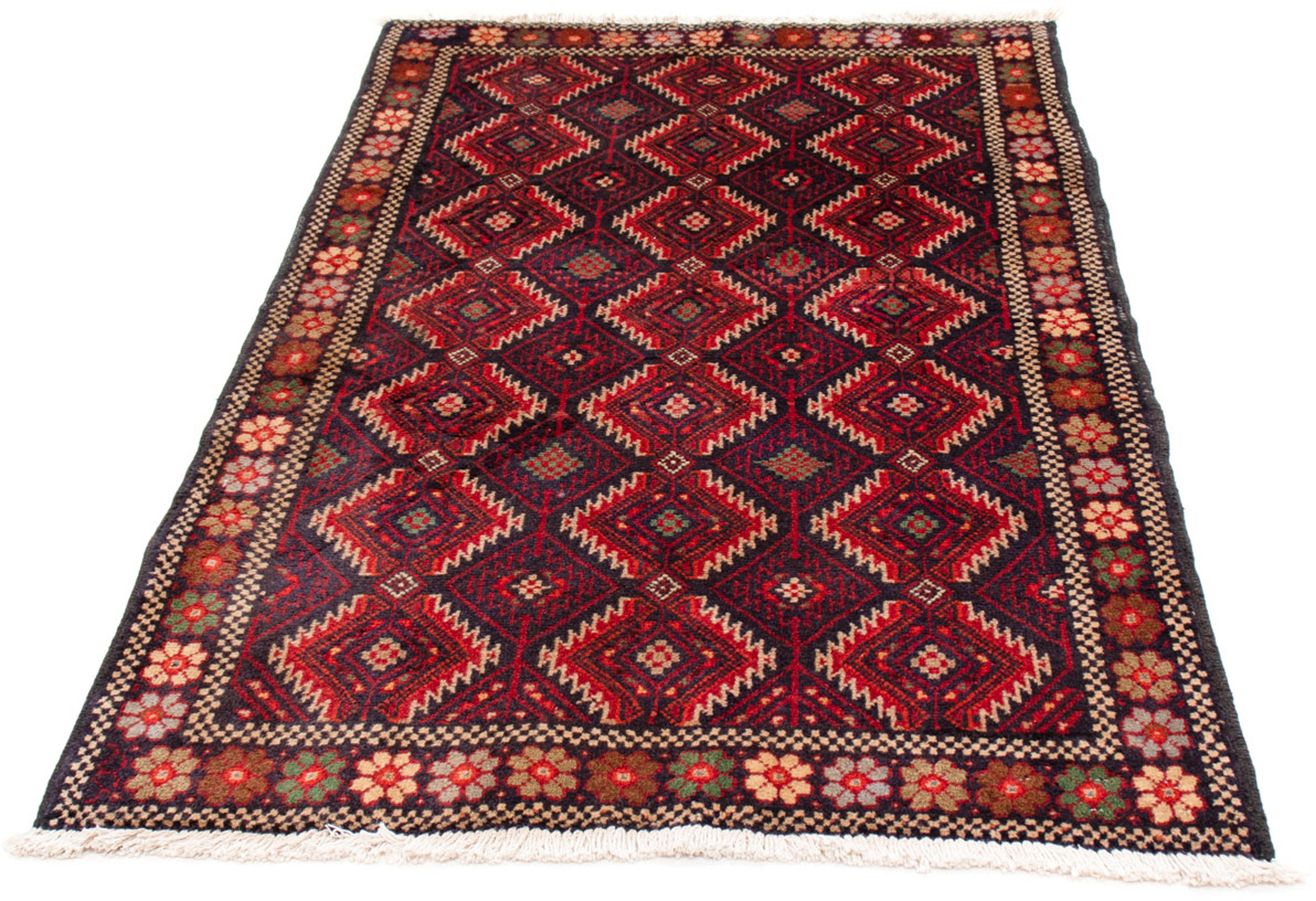 Image of morgenland Orientteppich »Belutsch - 158 x 95 cm - dunkelblau«, rechteckig, 8 mm Höhe, Wohnzimmer, Handgeknüpft, Einzelstück mit Zertifikat bei Ackermann Versand Schweiz