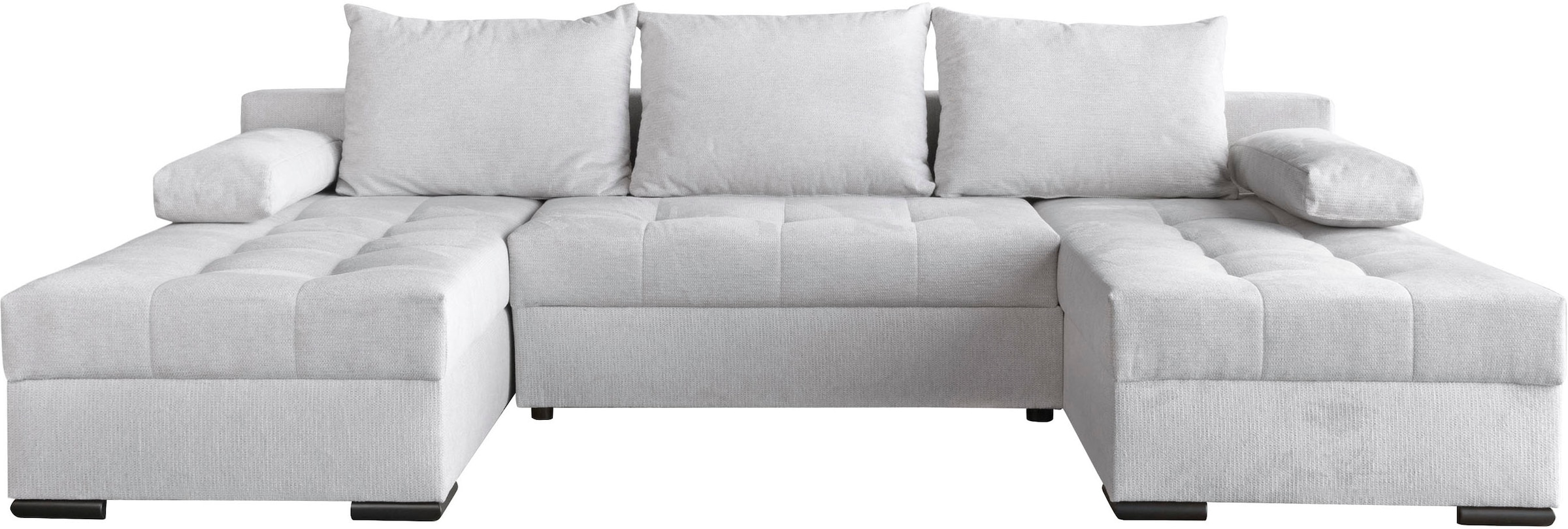 GOODproduct Paysage de salon »Home System U-Form, von B: 269-352 cm wählbar, 6 Varianten zur Auswahl« Bettfunktion, Bettkasten & Zierkissen, Federkern