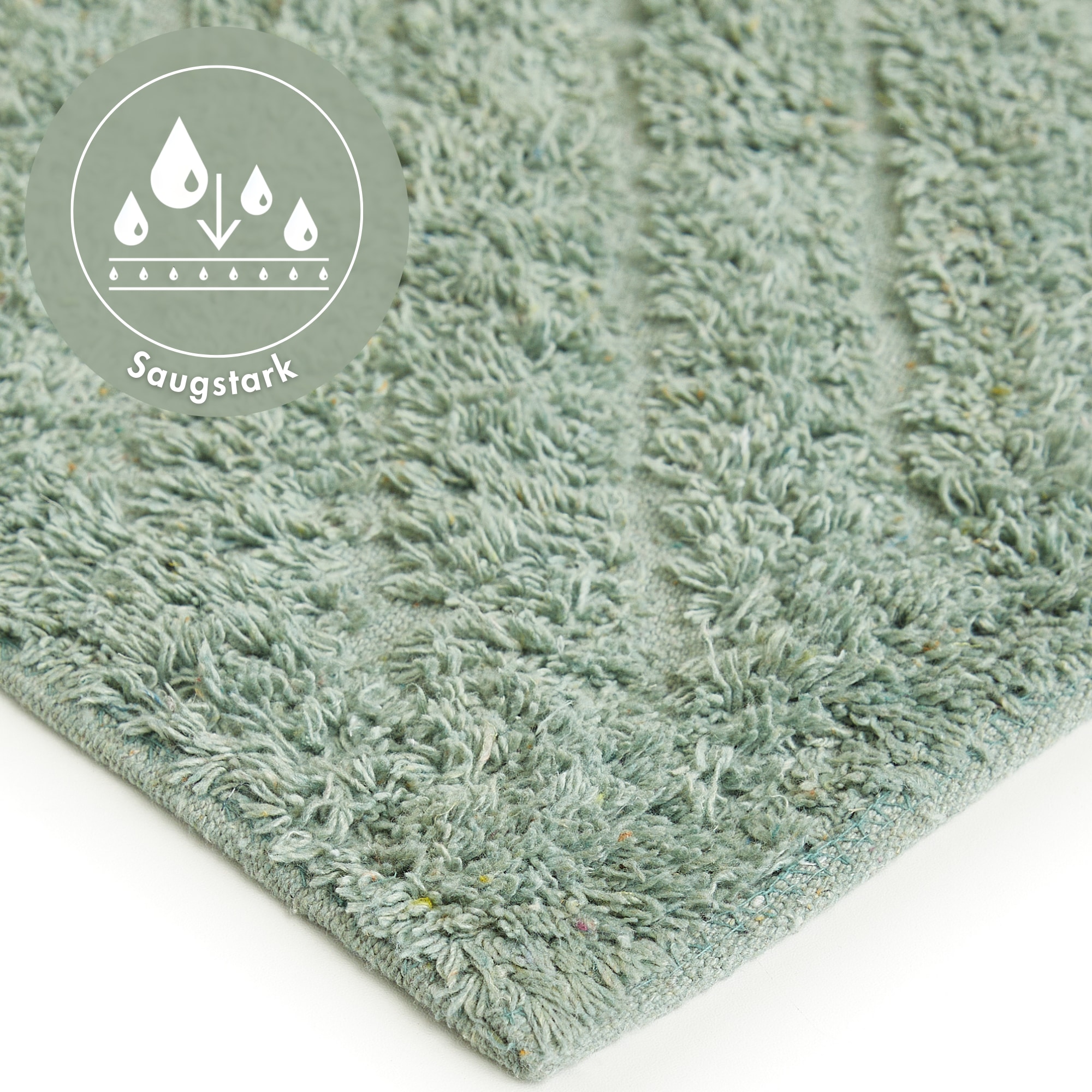 Andiamo Badematte »Havanna, 50x80 cm« Höhe 7,5 mm fussbodenheizungsgeeignet | schnell trocknend Badteppich, Uni Farben, Hoch-Tief Effekt, verschiedene Designs