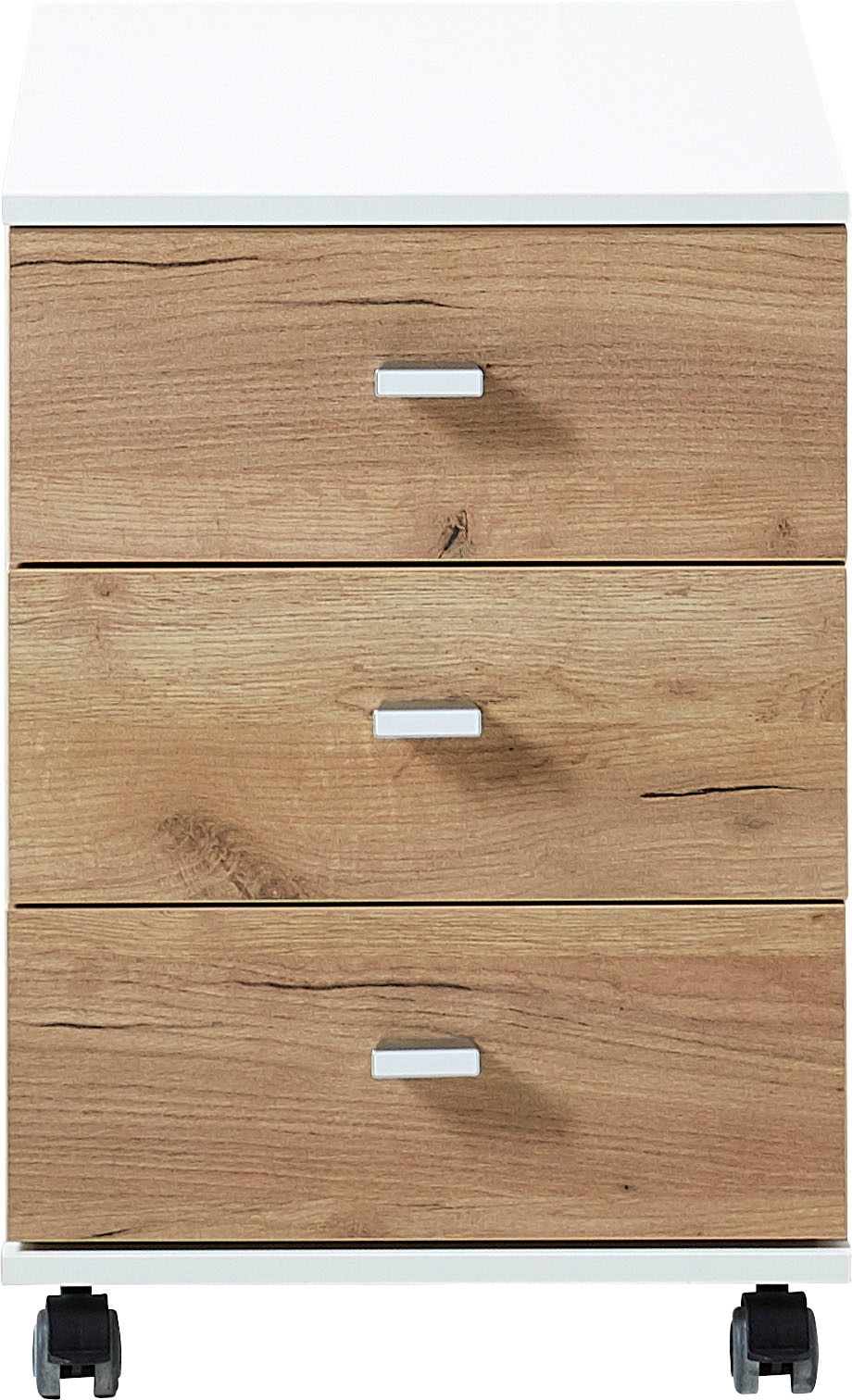 Image of GERMANIA Rollcontainer "Altino" 40 x 57 x 49 cm, Laufrollen mit Feststellbremse, Made in Germany