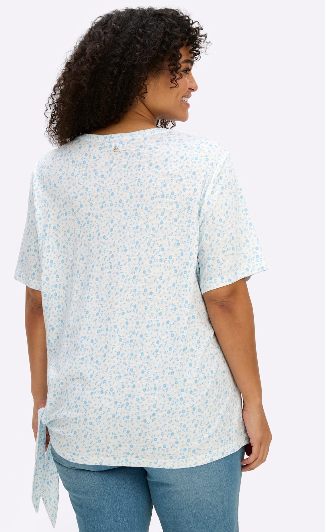 Sheego T-shirt »Halbarmshirt« 1