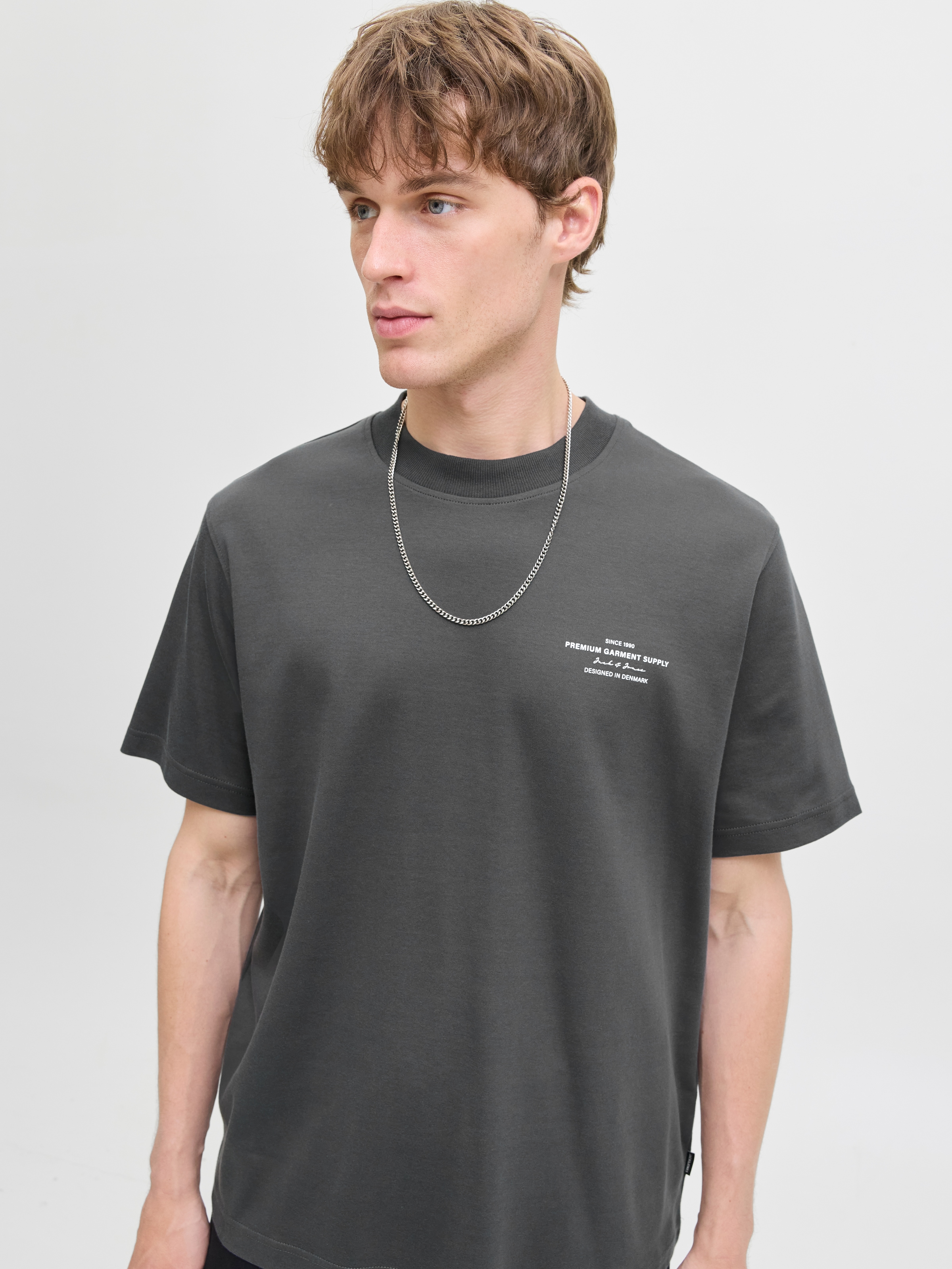 Jack & Jones Shirt à col rond »JPRBLACHAD BRANDING SS CREW NECK TEE SN«