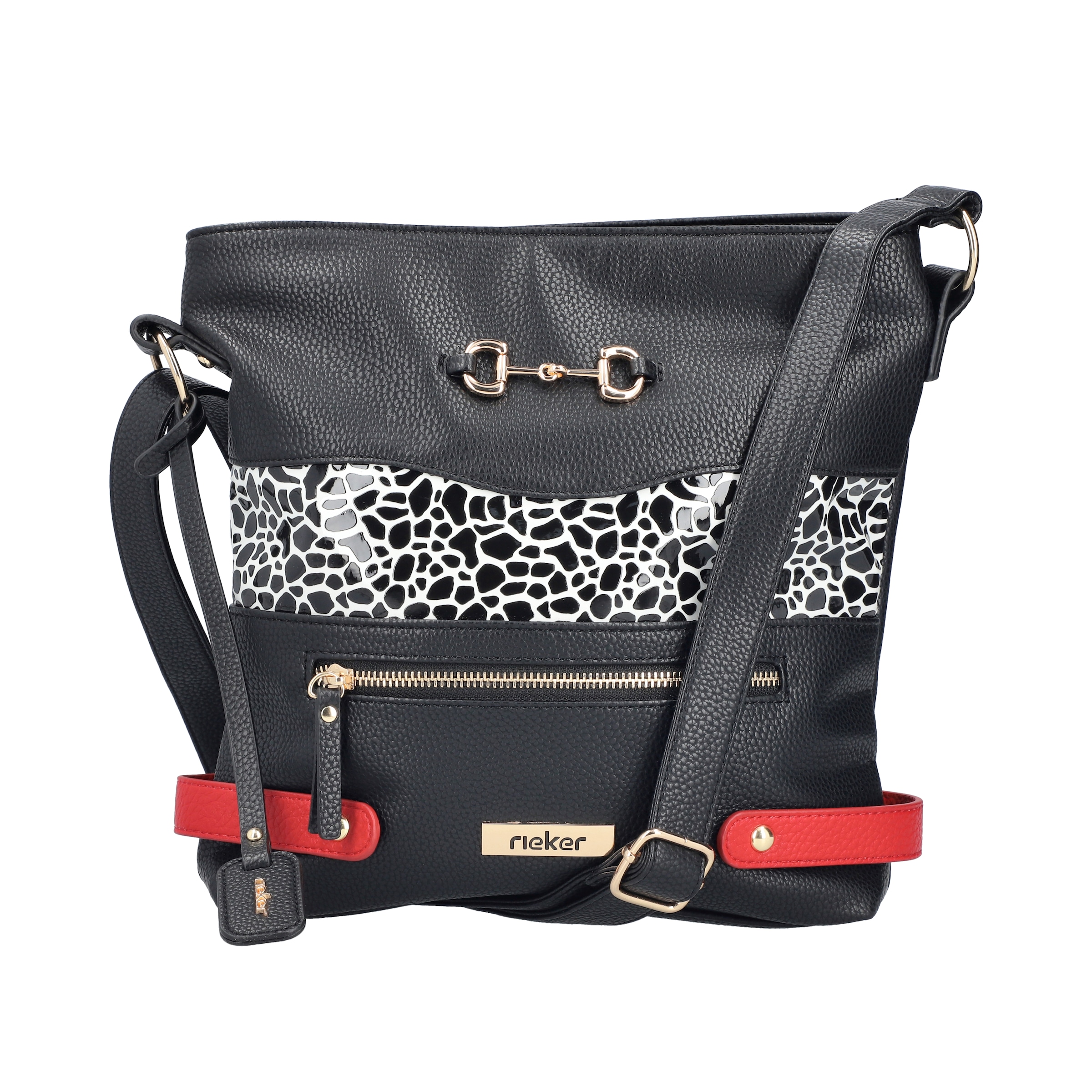 Image of Rieker Umhängetasche Schultertasche mit verstellbarem Umhängeriemchen, modische Akzente