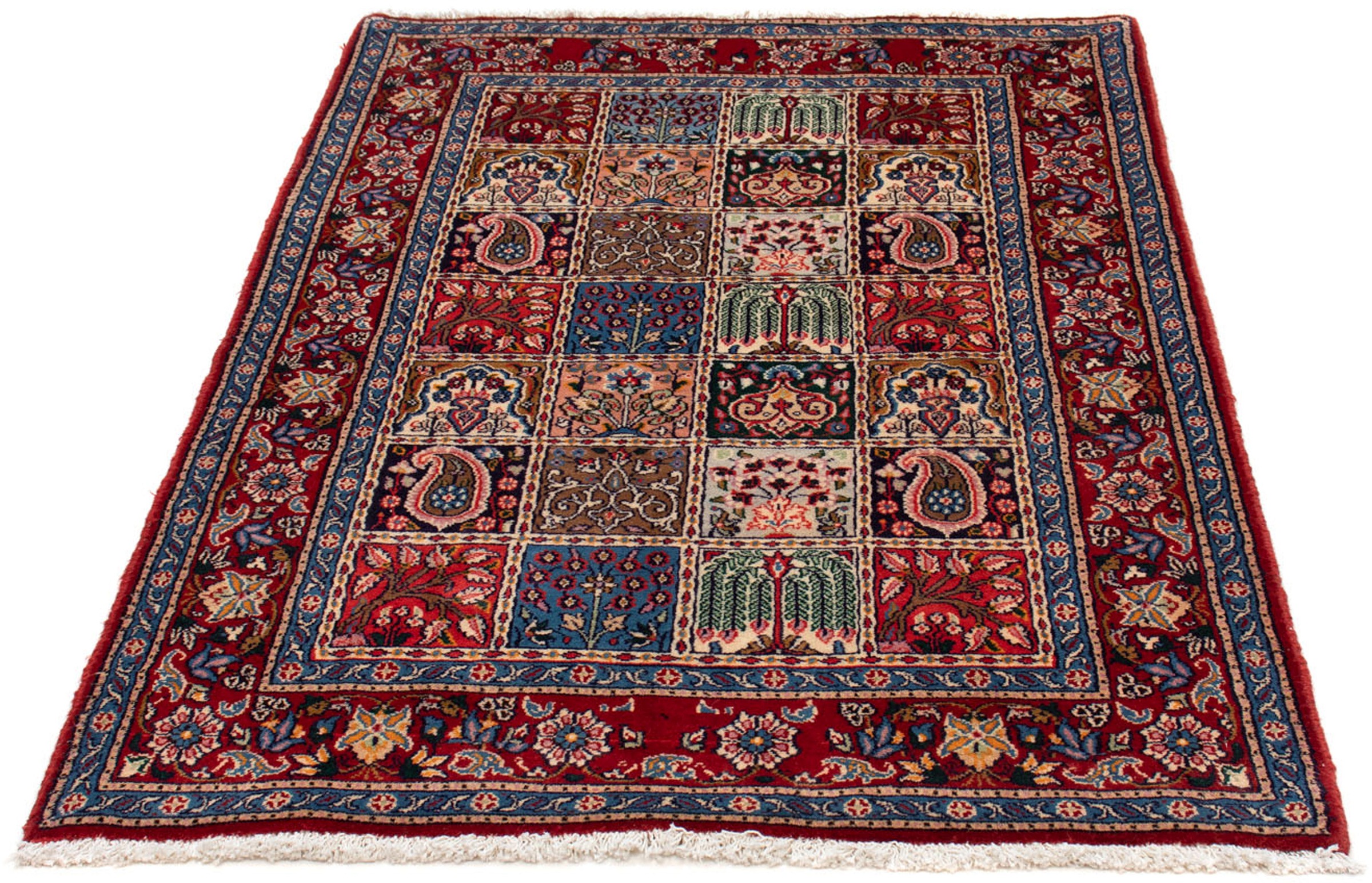 Image of morgenland Orientteppich »Perser - Classic - 150 x 100 cm - dunkelrot«, rechteckig, 10 mm Höhe, Wohnzimmer, Handgeknüpft, Einzelstück mit Zertifikat bei Ackermann Versand Schweiz