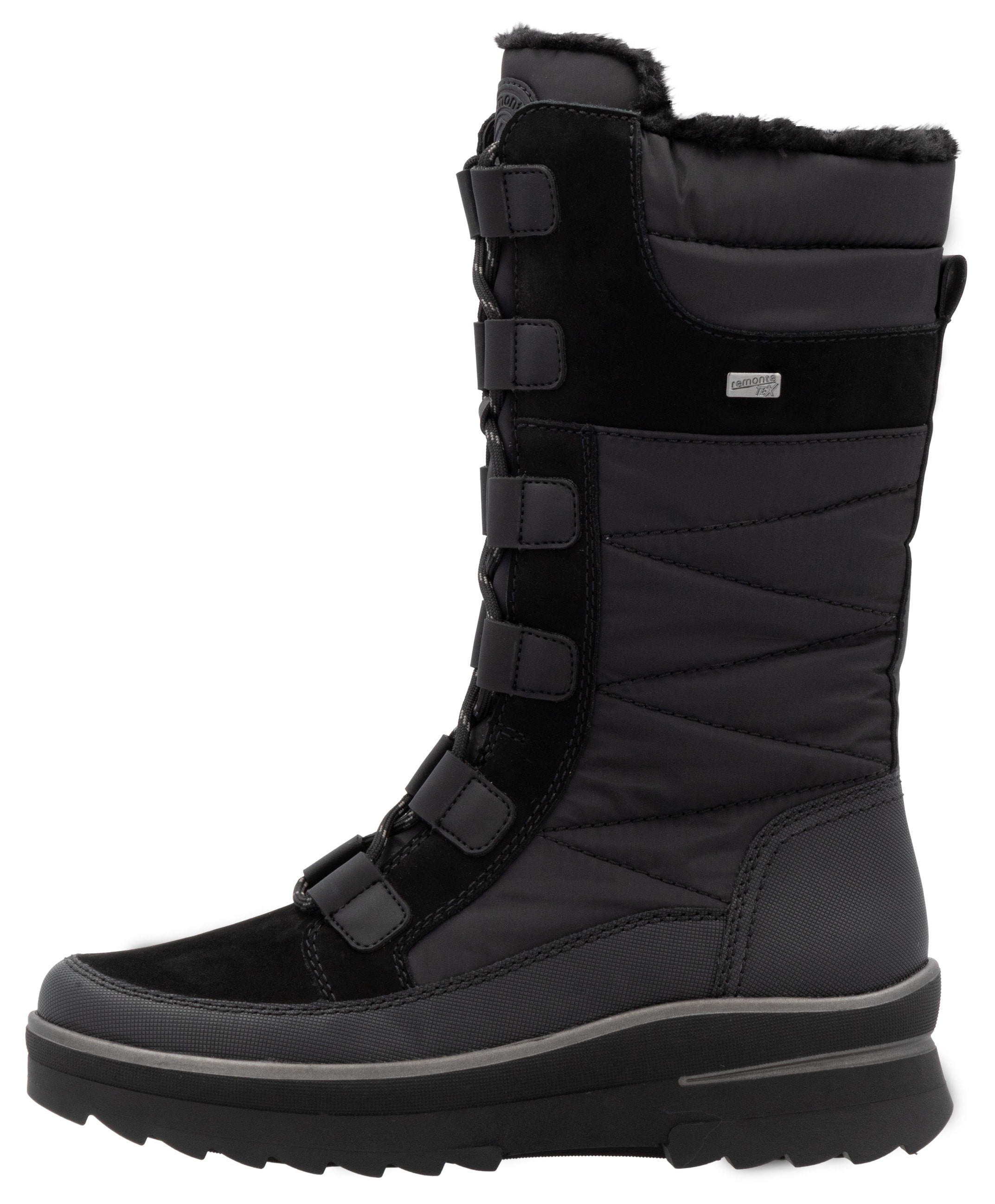 Remonte Winterstiefel, Keilabsatz, Schnürstiefel, Outdoorstiefel mit Innenreissverschluss