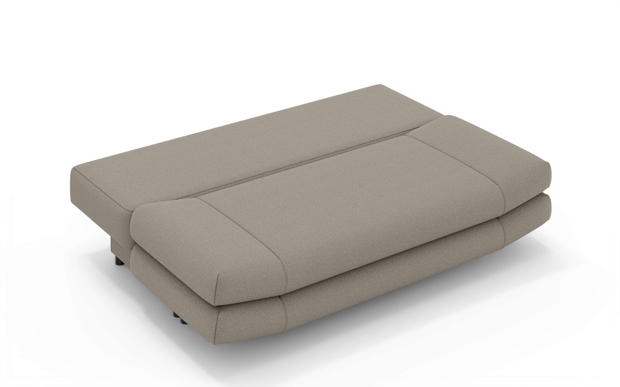 Home affaire 3-places »LENNARA Schlafsofa mit Bettkasten, Masse B/T/H: 209/96/86 cm« Sofa mit Wellenunterfederung, hoher Sitzkomfort