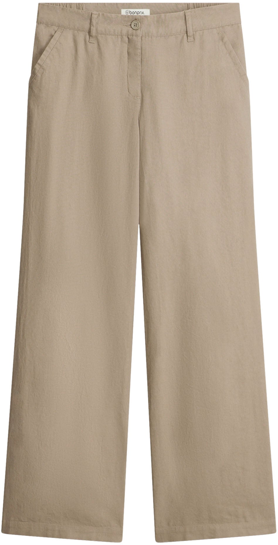 bonprix Leinenhose  aus Leinen-Baumwoll-Mix, Loose Fit, komfortable Leibhöhe