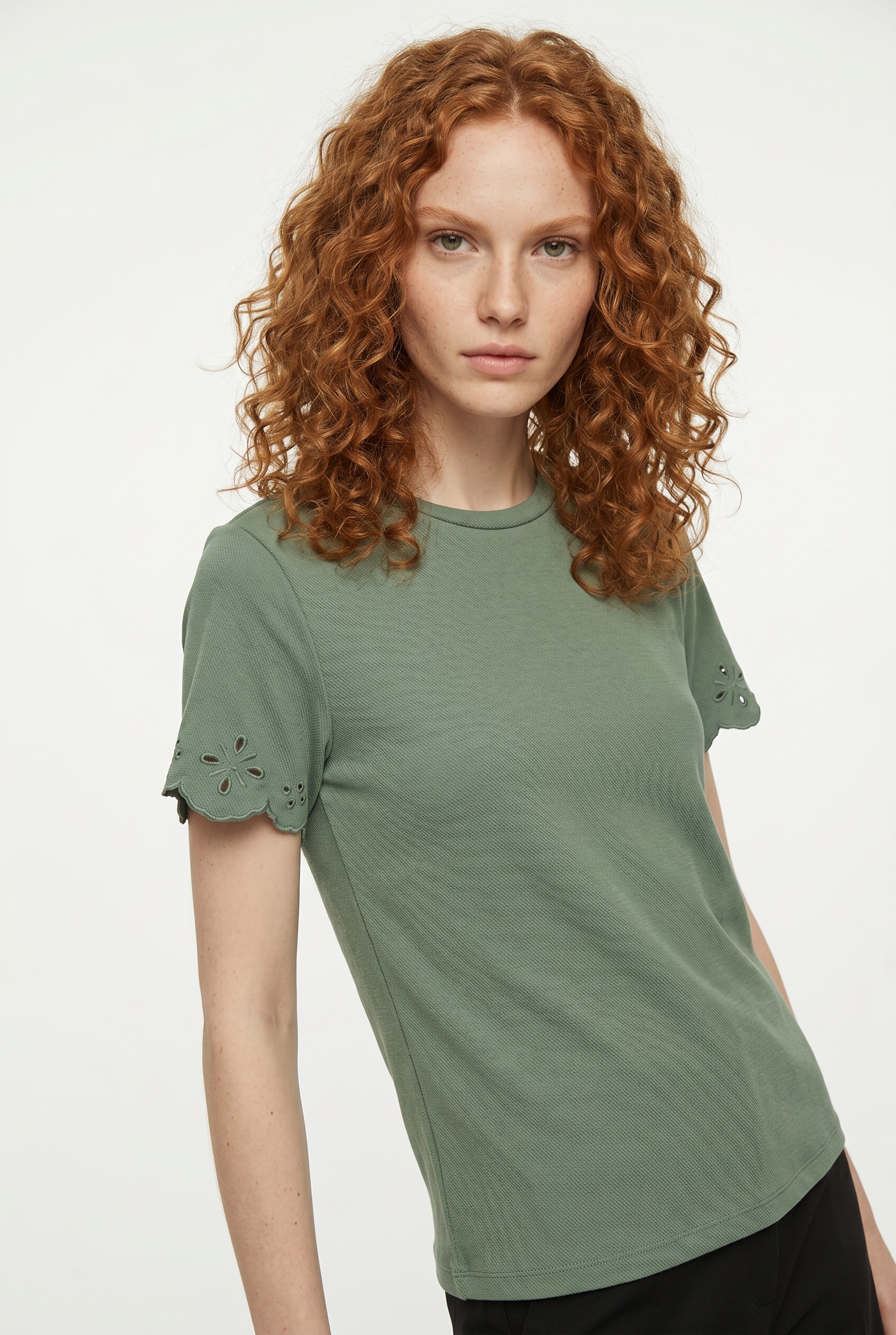 Vero Moda T-shirt à manches courtes »VMLOUISE SS TOP JRS« coton, coupe régulière