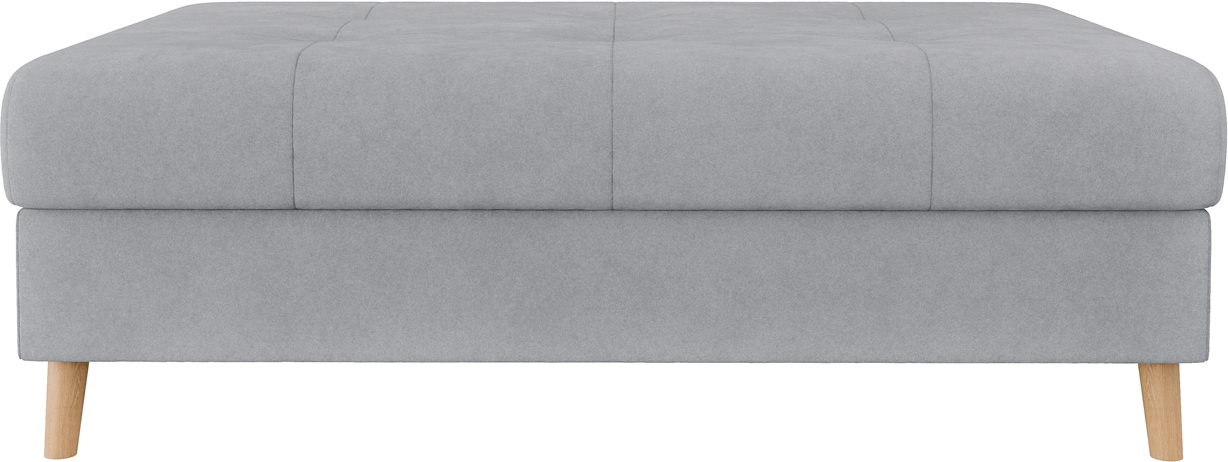 Home affaire Tabouret rembourré »CHARRE XXL, Steppung im Sitzbereich, Masse: B/T/H: 118/73/40 cm« passend zur Serie CHARRE, auch in Cord und Bouclé,