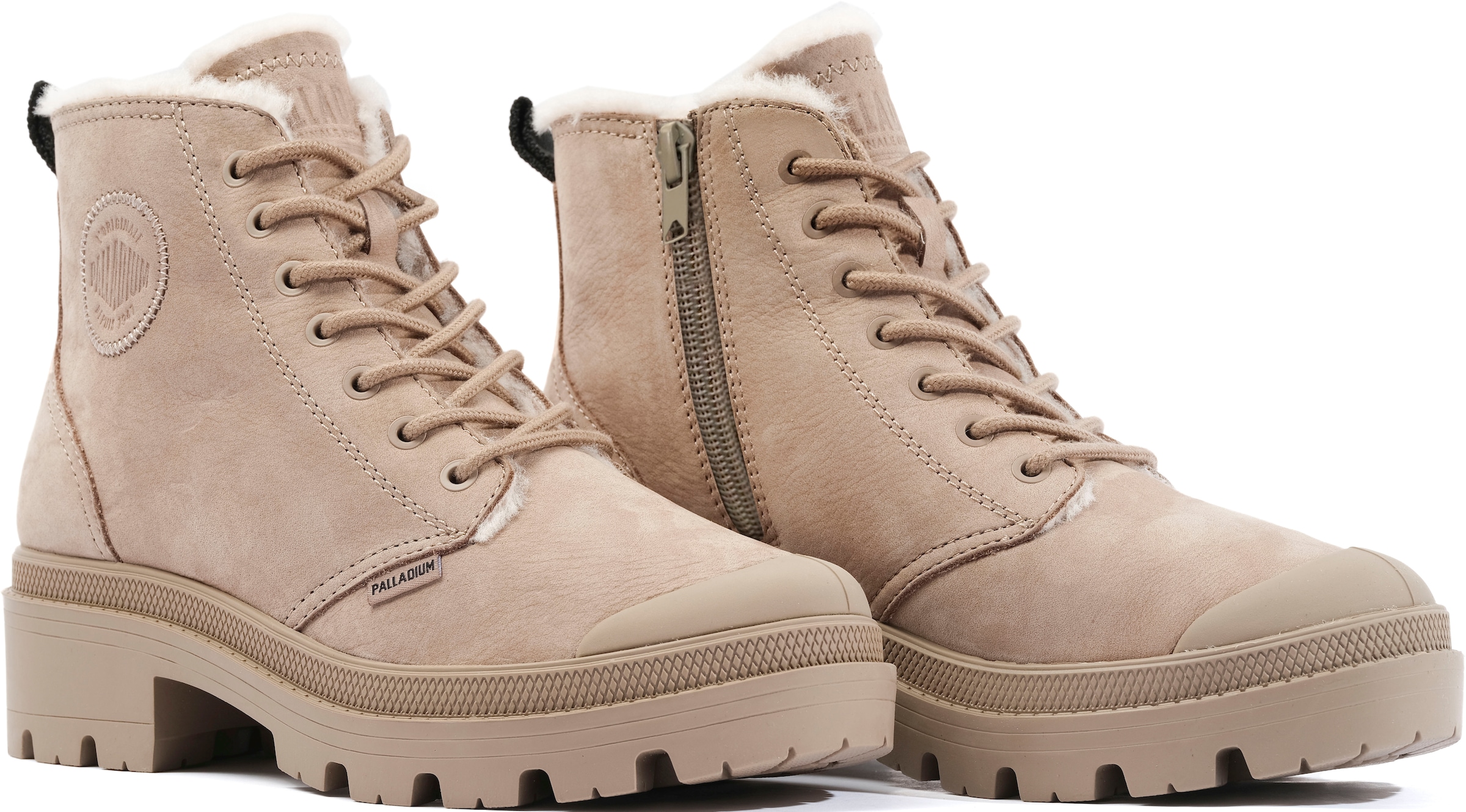 Palladium Schnürboots »PALLABASE NBK ZIP WL«, gefüttert