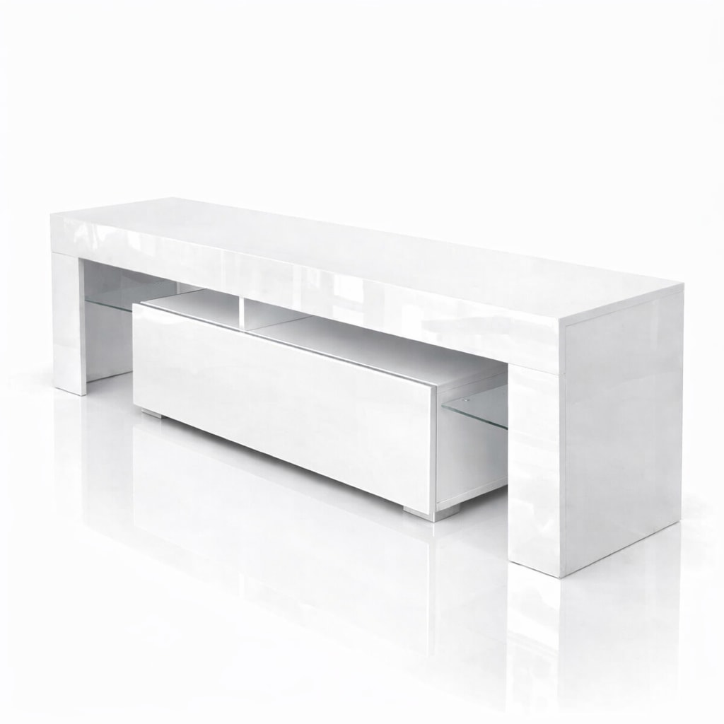GOODproduct Lowboard »MONICA, TV-Board, TV-Kommode, TV-Schrank, TV-Unterschrank, TV-Möbel« Modernes Hochglanz TV-Board in 2 Farben, grifflos mit Push-to-Open