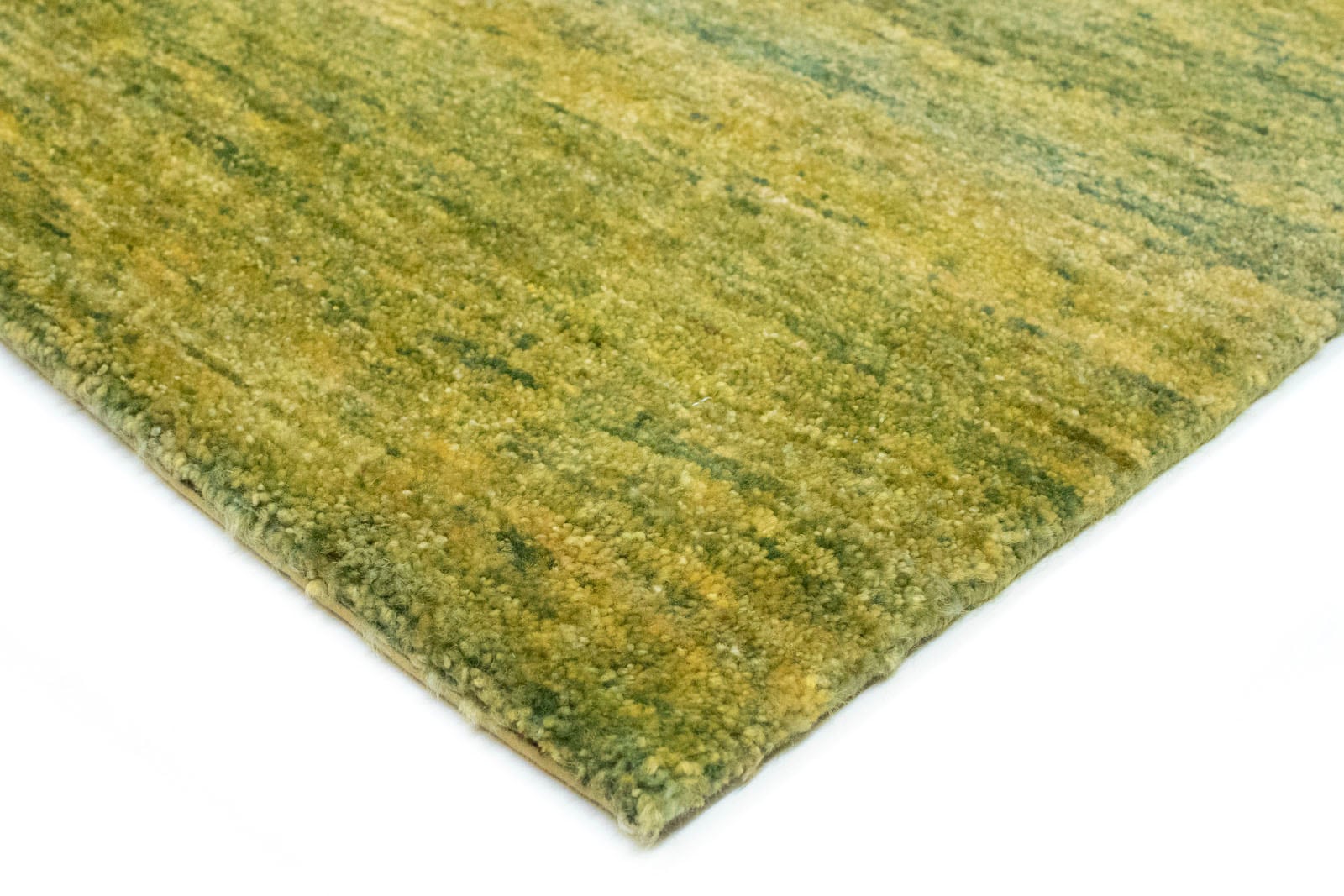 »Loribaft handgeknüpft handgeknüpft morgenland grün«, Wollteppich Teppich kaufen jetzt rechteckig,