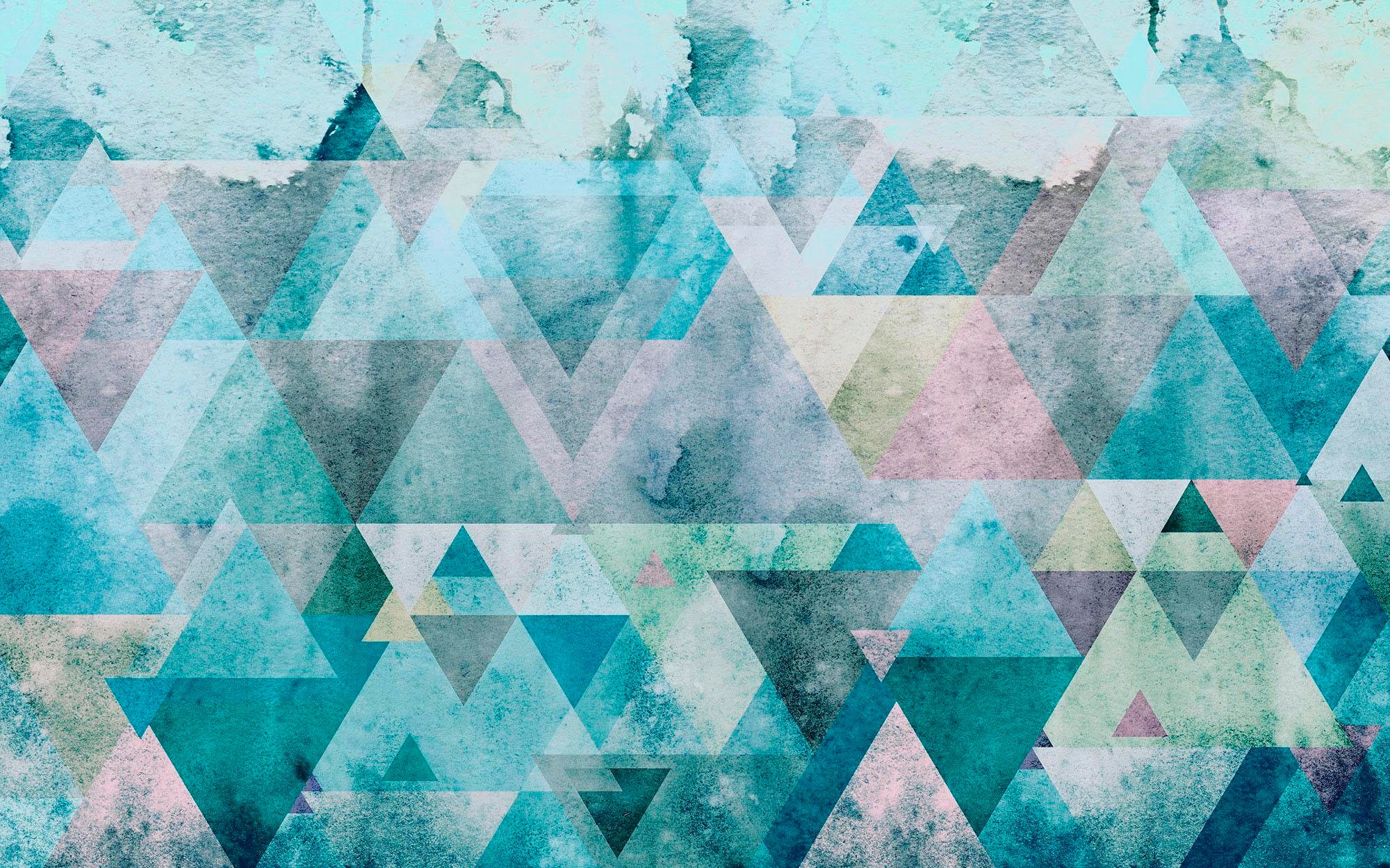 Image of Komar Vliestapete »Pure Triangles Blue« bei Ackermann Versand Schweiz