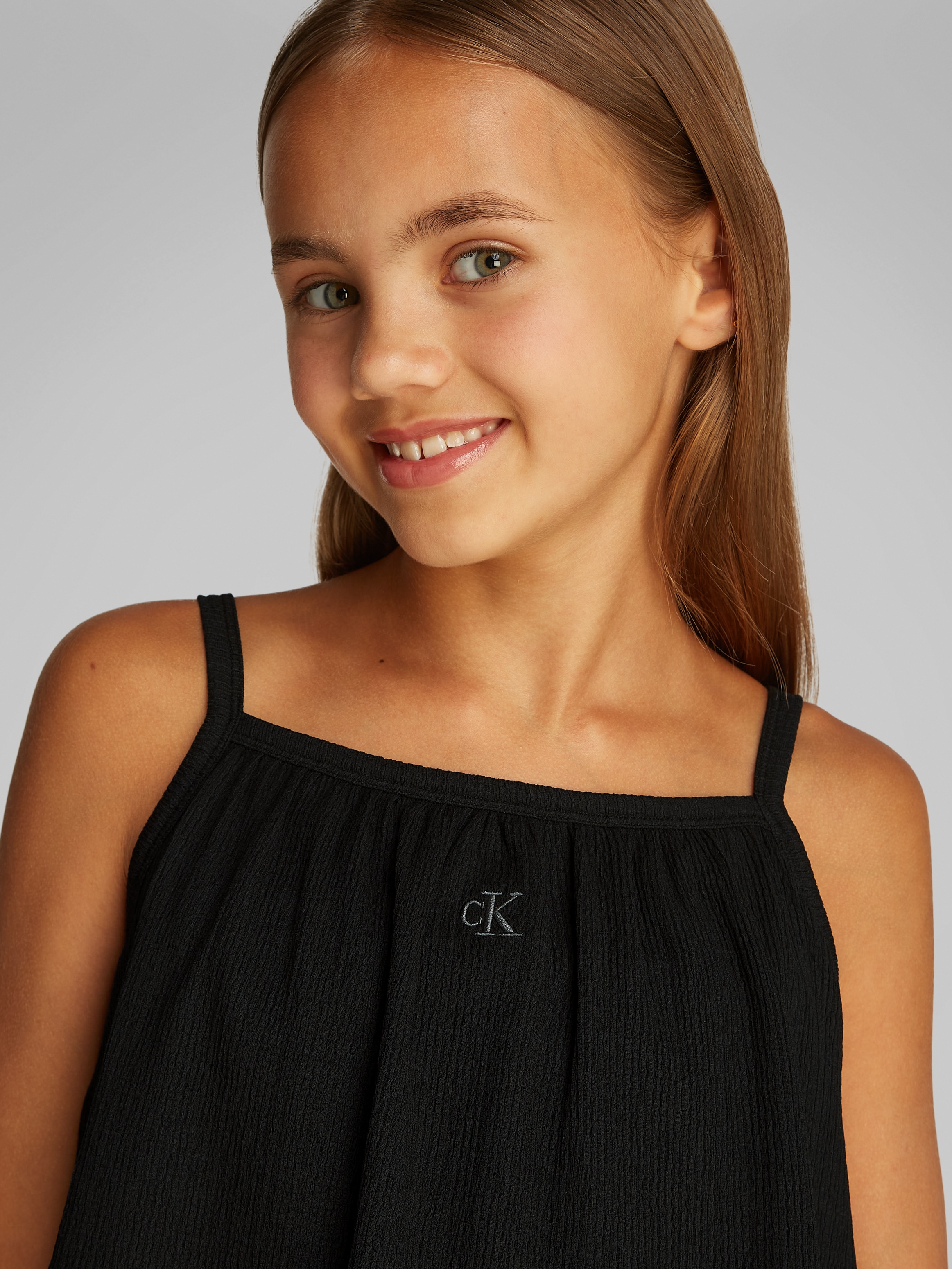 Calvin Klein Jeans Minikleid »CRINKLE LAYERED TANK DRESS«, für Kinder bis 16 Jahre