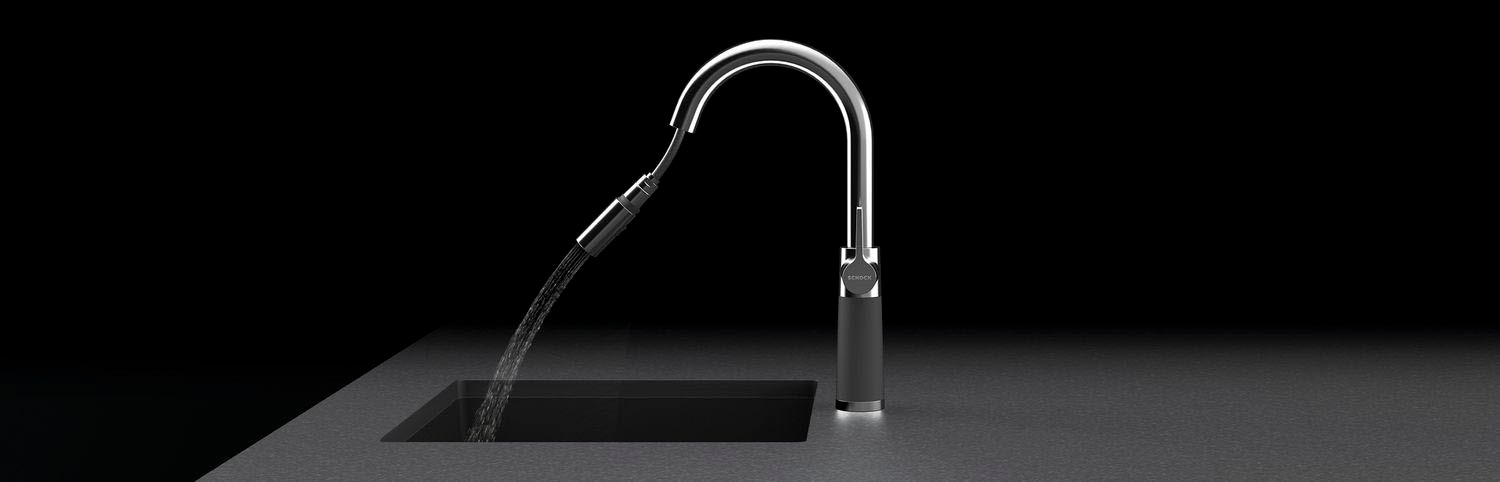 Schock Robinetterie de cuisine »SC-520 SB« ausziehbar, Strahl-Brause, Rückflussverhinderer, Schwenkbereich 120°