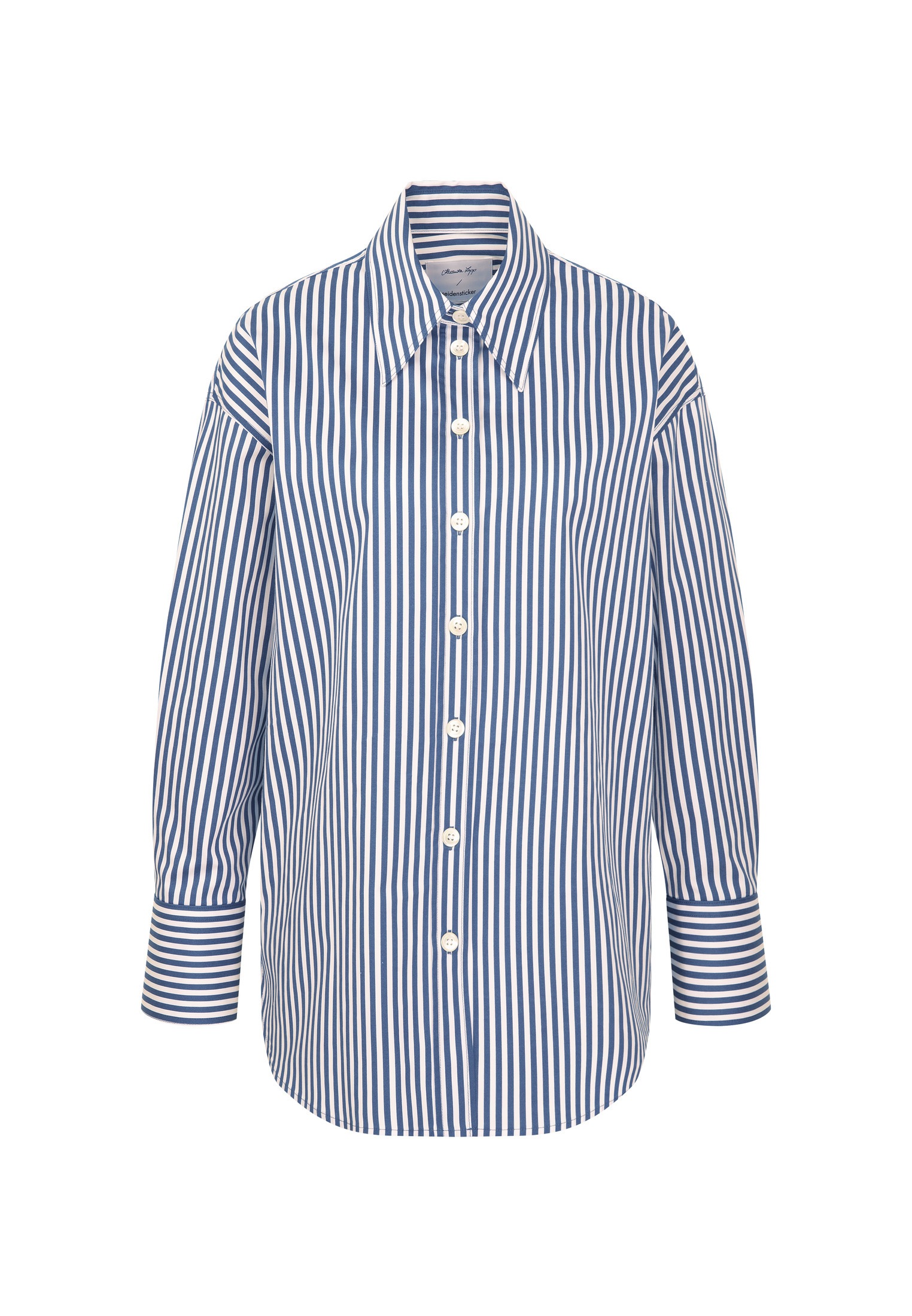 seidensticker Longbluse »Schwarze Rose« Langarm Kragen Streifen