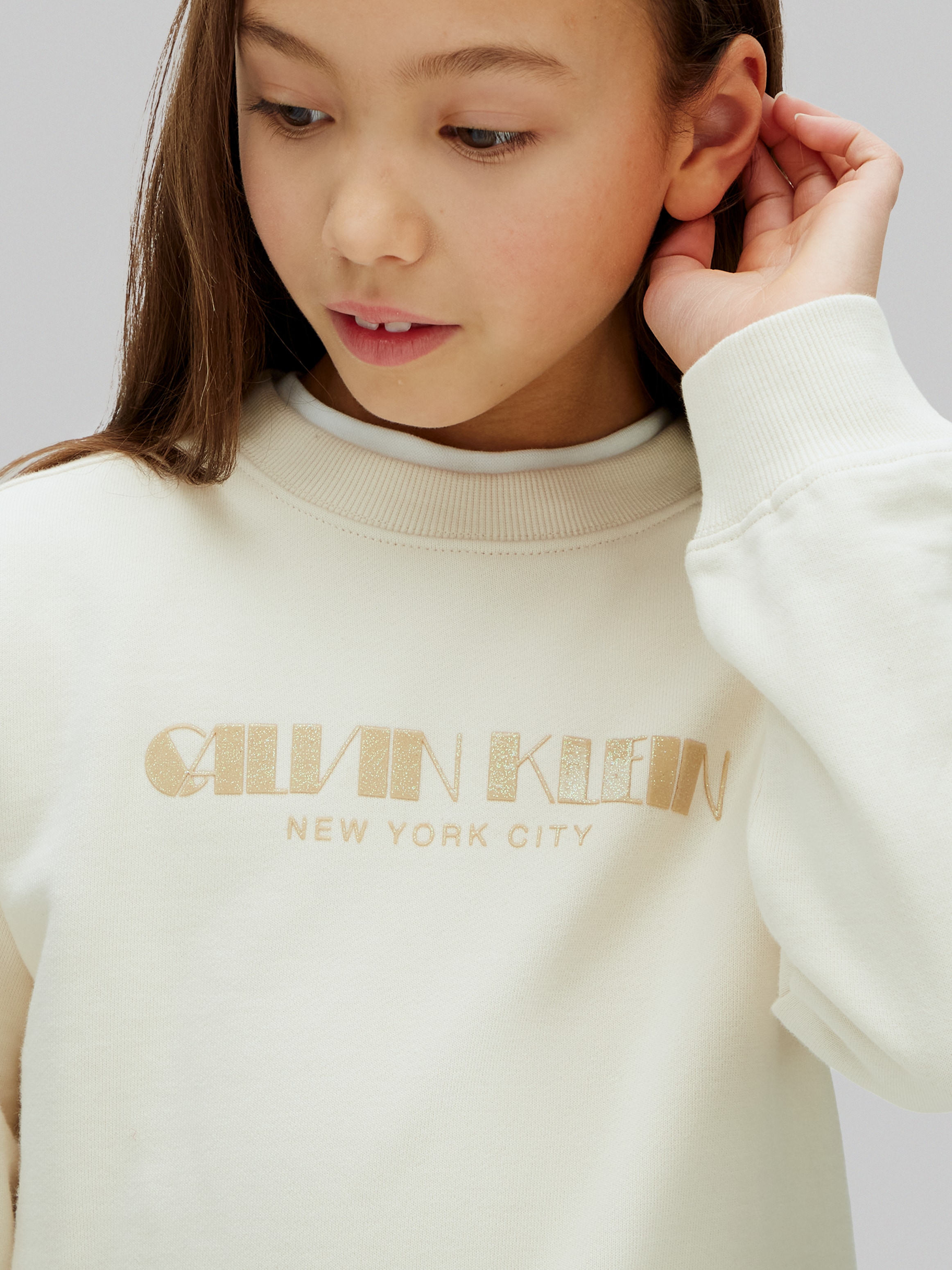 Calvin Klein Jeans Sweatshirt , Regular fit, für Kinder bis 16 Jahre
