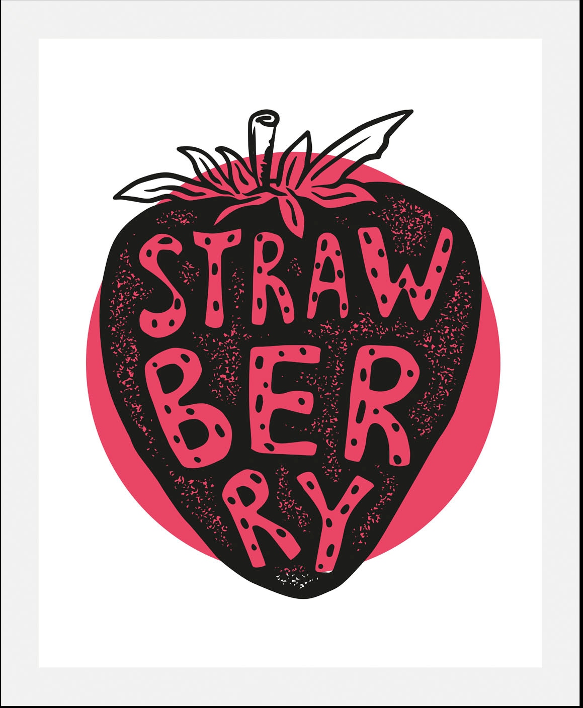 queence Image »Strawberry« 1 cuis tlg. gerahmt
