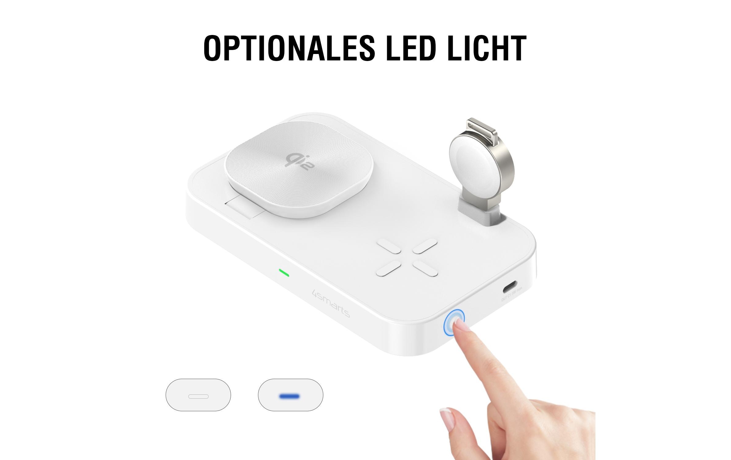 4smarts Ladestation »Qi2 Ladestation Trident«