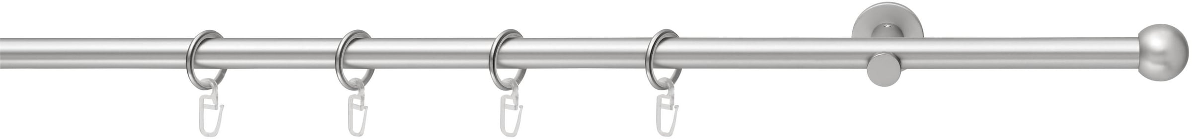 Image of Good Life Gardinenstange "BOLA" Ø 16 mm 1 läufig-läufig Fixmass mit Ringen