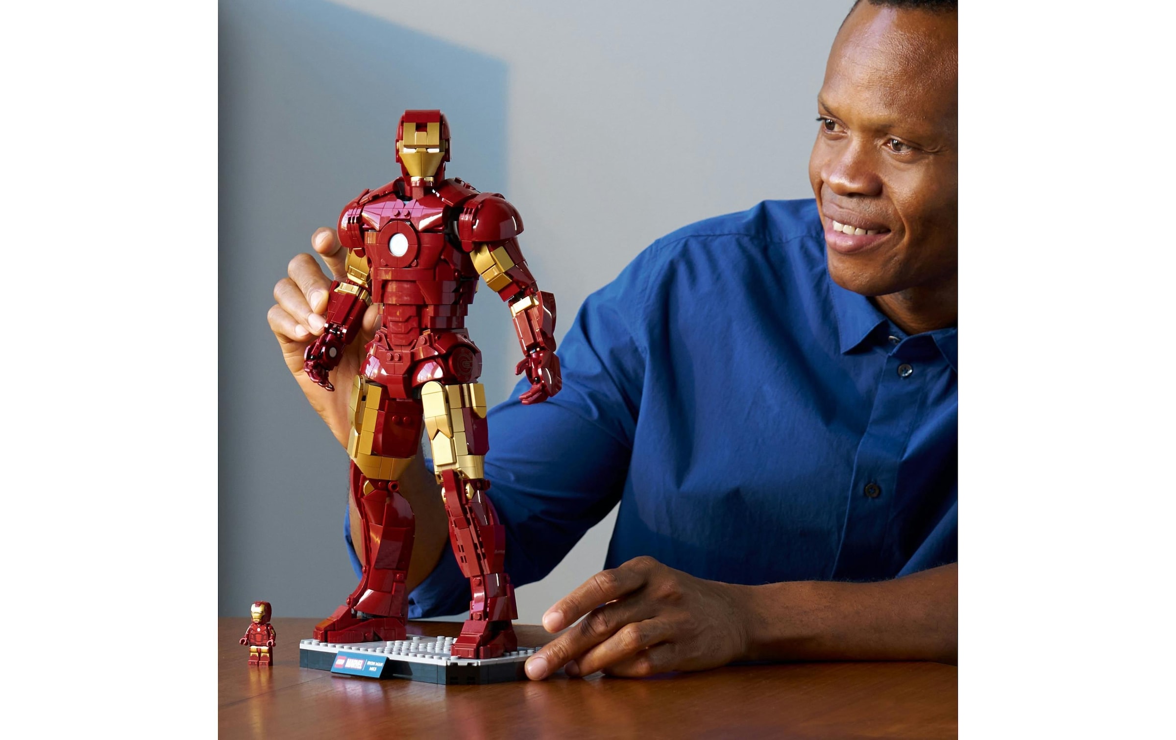 LEGO® Konstruktionsspielsteine »Marvel Iron Man Mark 3 Sammleredition«