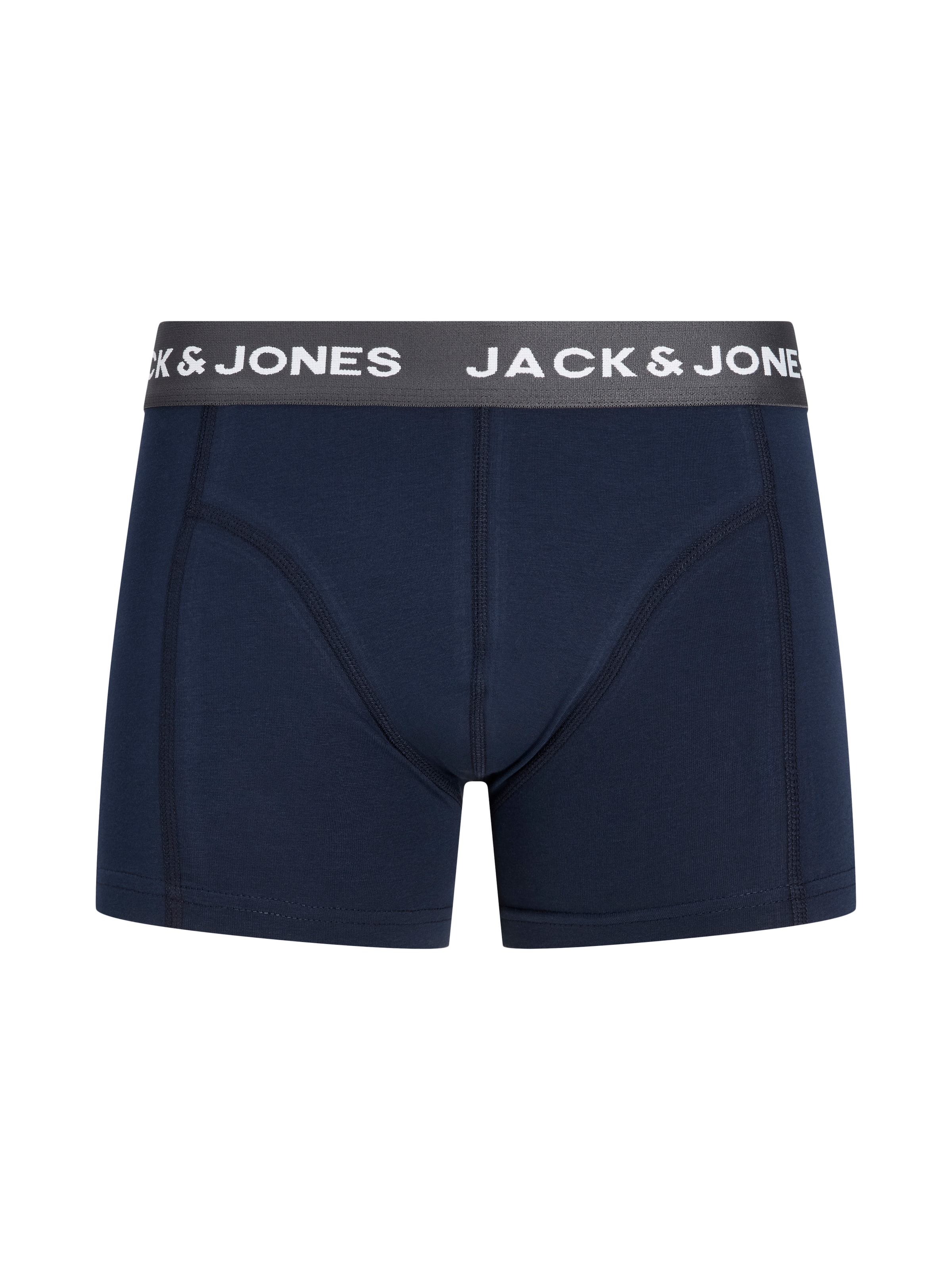 Jack & Jones Tronc »JACKYLE SOLID TRUNKS 12 PACK« Paquet, 12 cuis mélange de coton, ceinture élastique