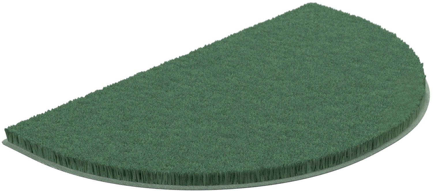 Grund Badematte »Melos, Badvorleger, Badezimmer Teppich, sehr weich«, rutschhemmend beschichtet, fussbodenheizungsgeeignet, melierte Optik, sehr weicher Flor, Melange-Effekt, Made in Europe