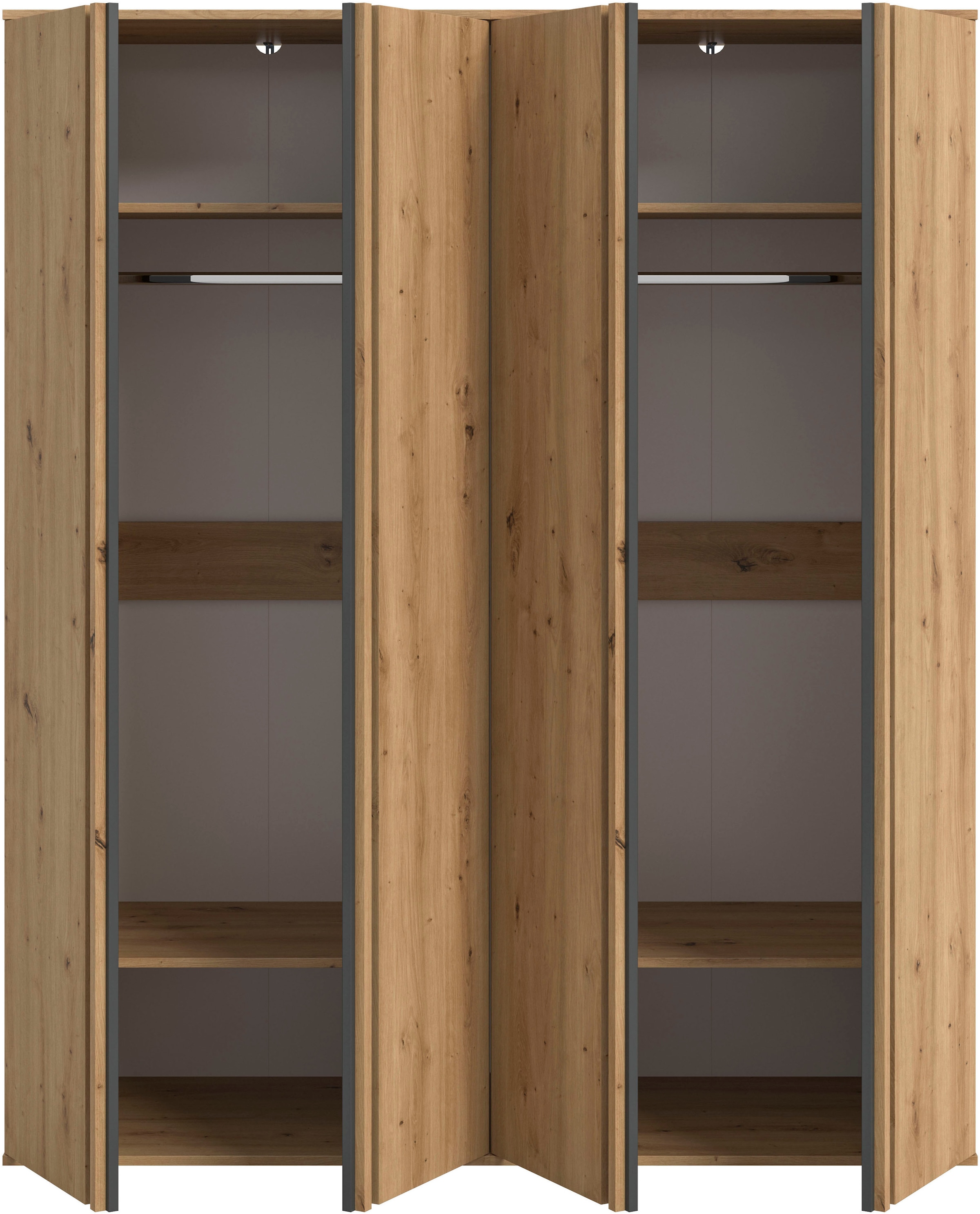 Home affaire Set d'armoires »ALVA, in den Breiten 160 & 240 cm, Paneeloptik, Schlafzimmerschrank« wähle den beste Schrank Kombination, individuell platzierbar, 