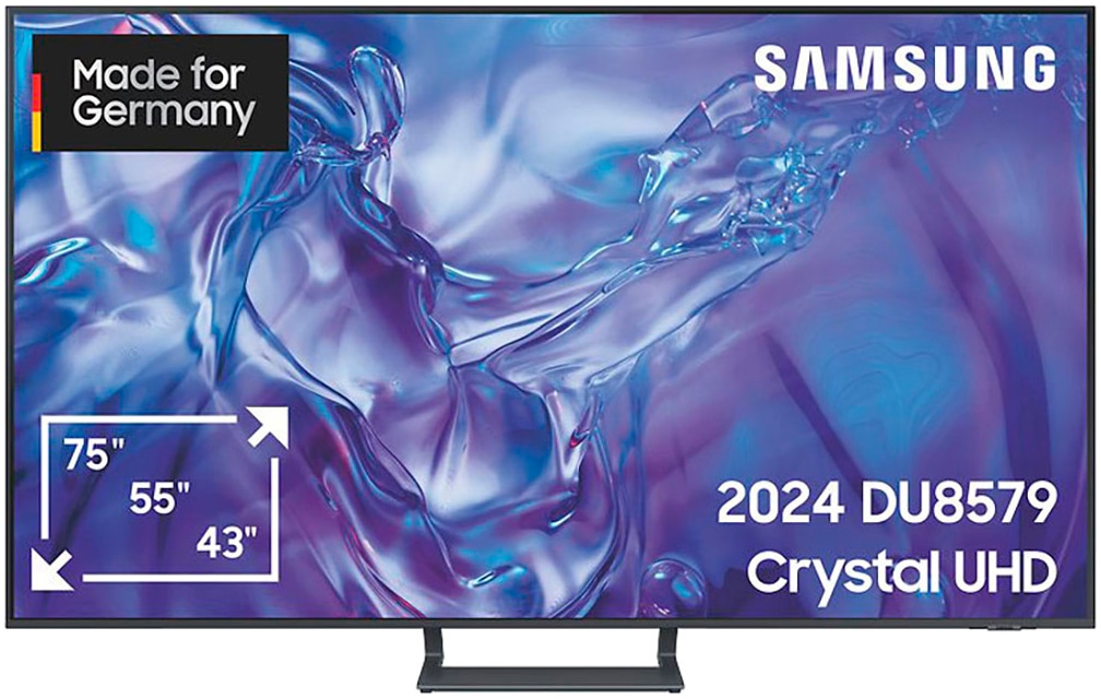 Image of Samsung LED-Fernseher "GU55DU8579U" 138 cm/55 Smart-TV Crystal UHD, Q-Symphony,3D Dolby Surround Sound, HDR10+, Smart-Hub
