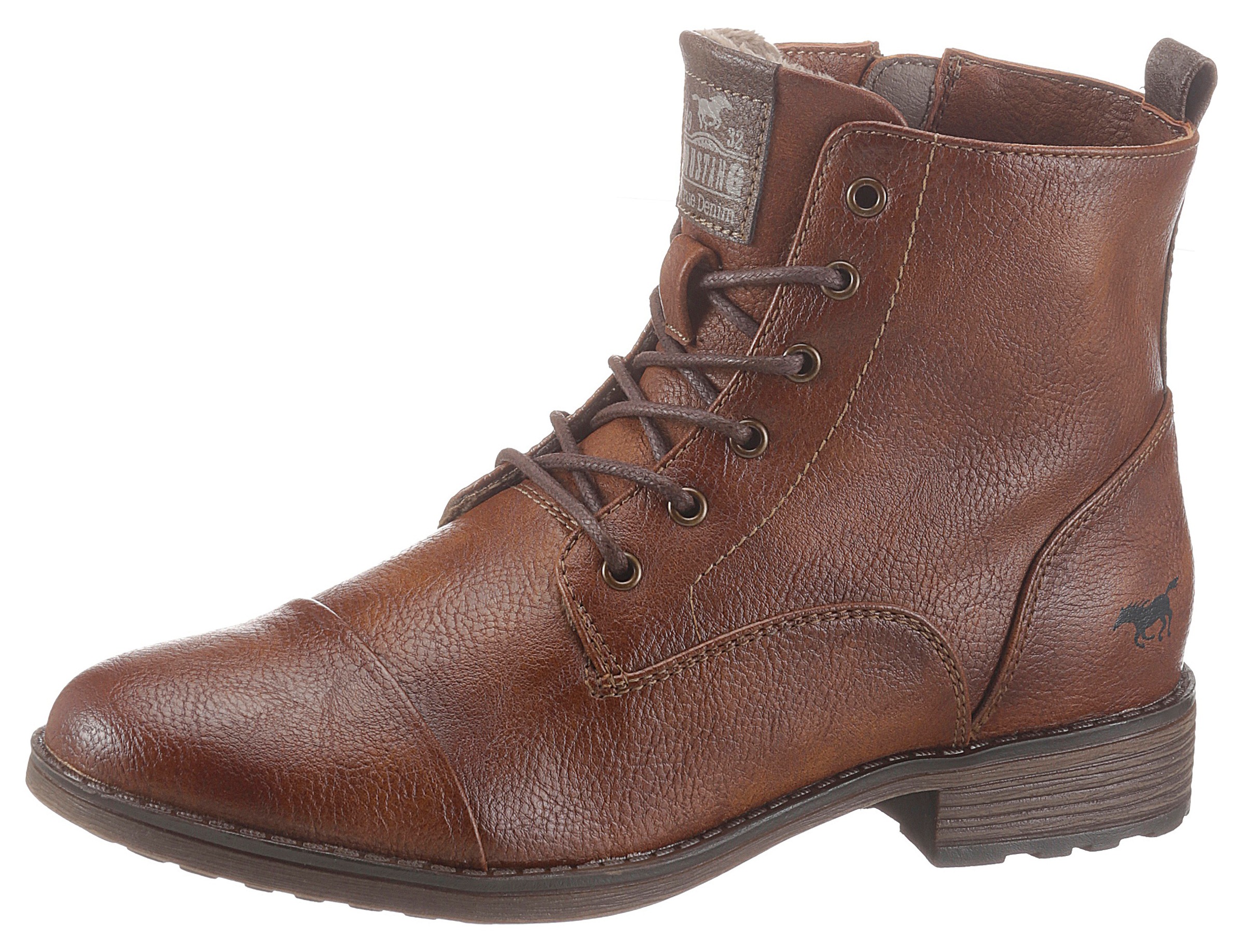 Image of Mustang Shoes Schnürstiefelette, mit wärmendem Fleecefutter bei Ackermann Versand Schweiz