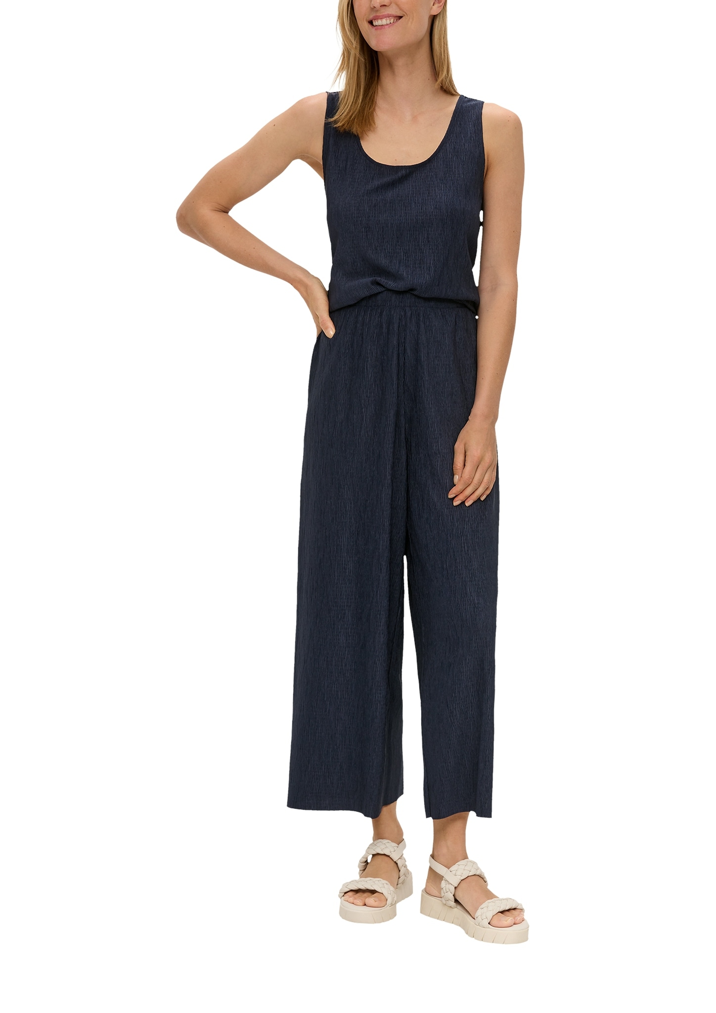s.Oliver Culotte, Sommerhose mit Struktur