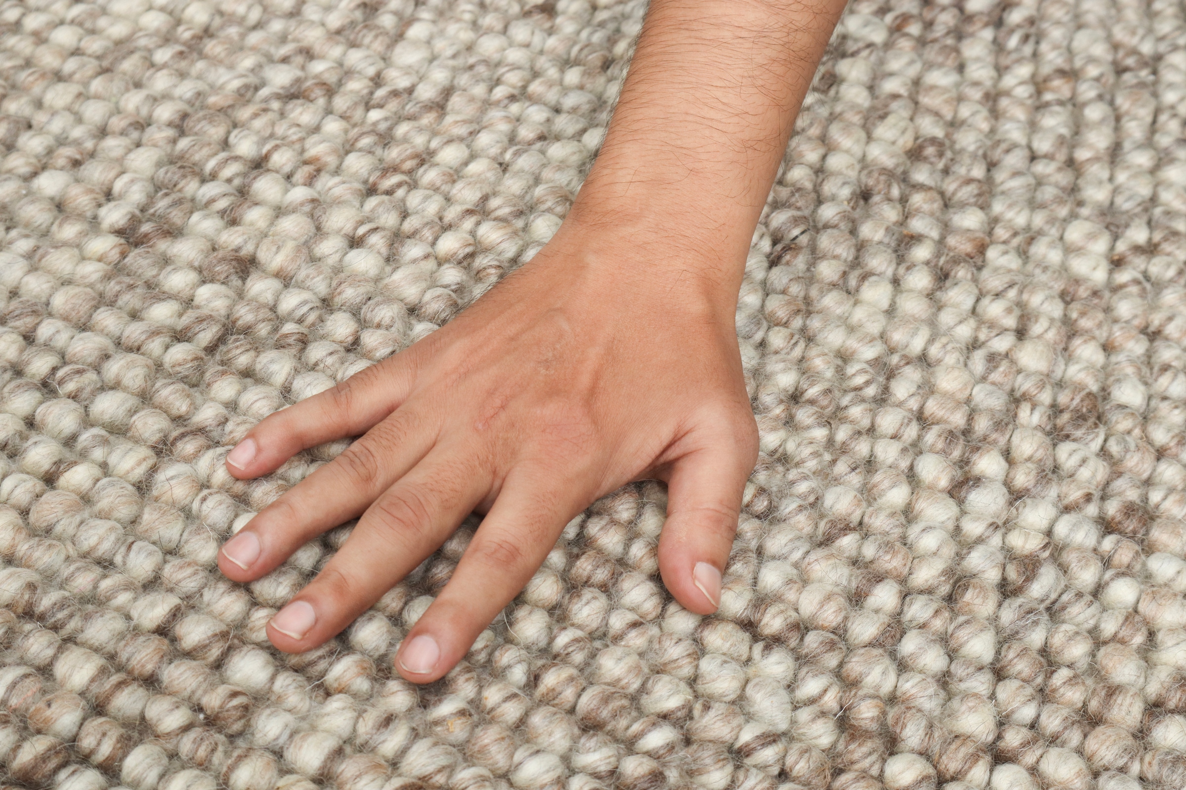 GOODproduct Läufer »Wolly, handgewebt, Handweb Teppich« rechteckig 14 mm Höhe Wolle, Brücke, Flur, Schlafzimmer, Wohnzimmer