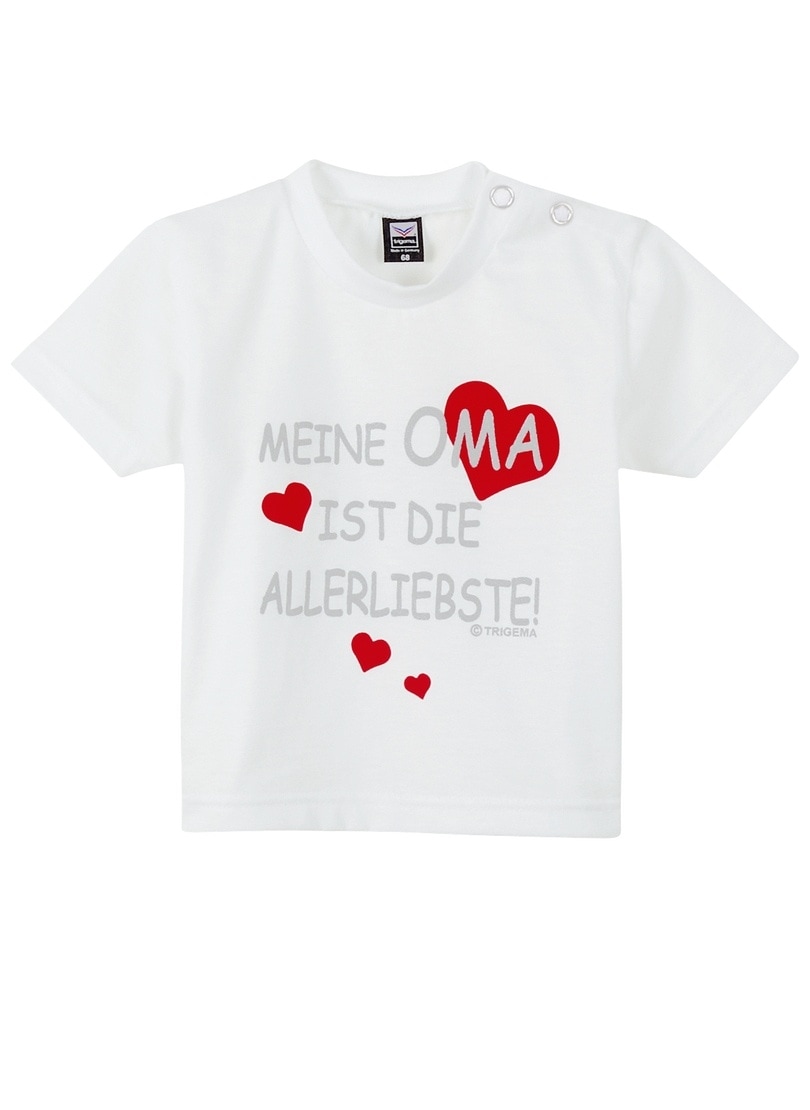 T-Shirt Trigema »TRIGEMA T-Shirt Mindestbestellwert ohne Modische Omas shoppen Liebling«