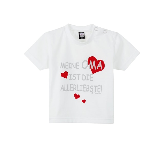 Modische Trigema T-Shirt »TRIGEMA T-Shirt Omas Liebling« ohne  Mindestbestellwert shoppen