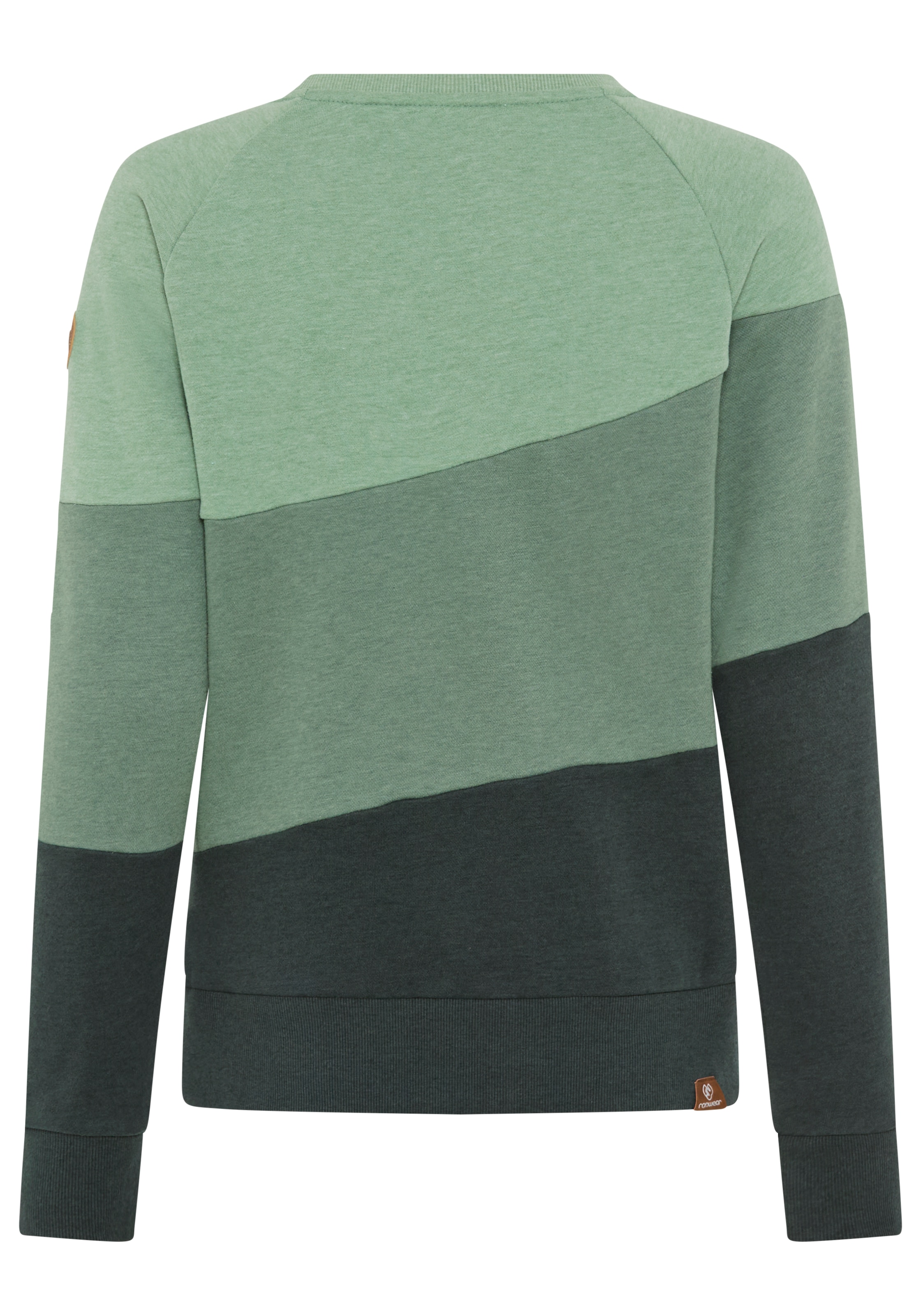 Ragwear Sweater »JOHANKA BLOCK«, Crew Neck im Color-Blocking Design