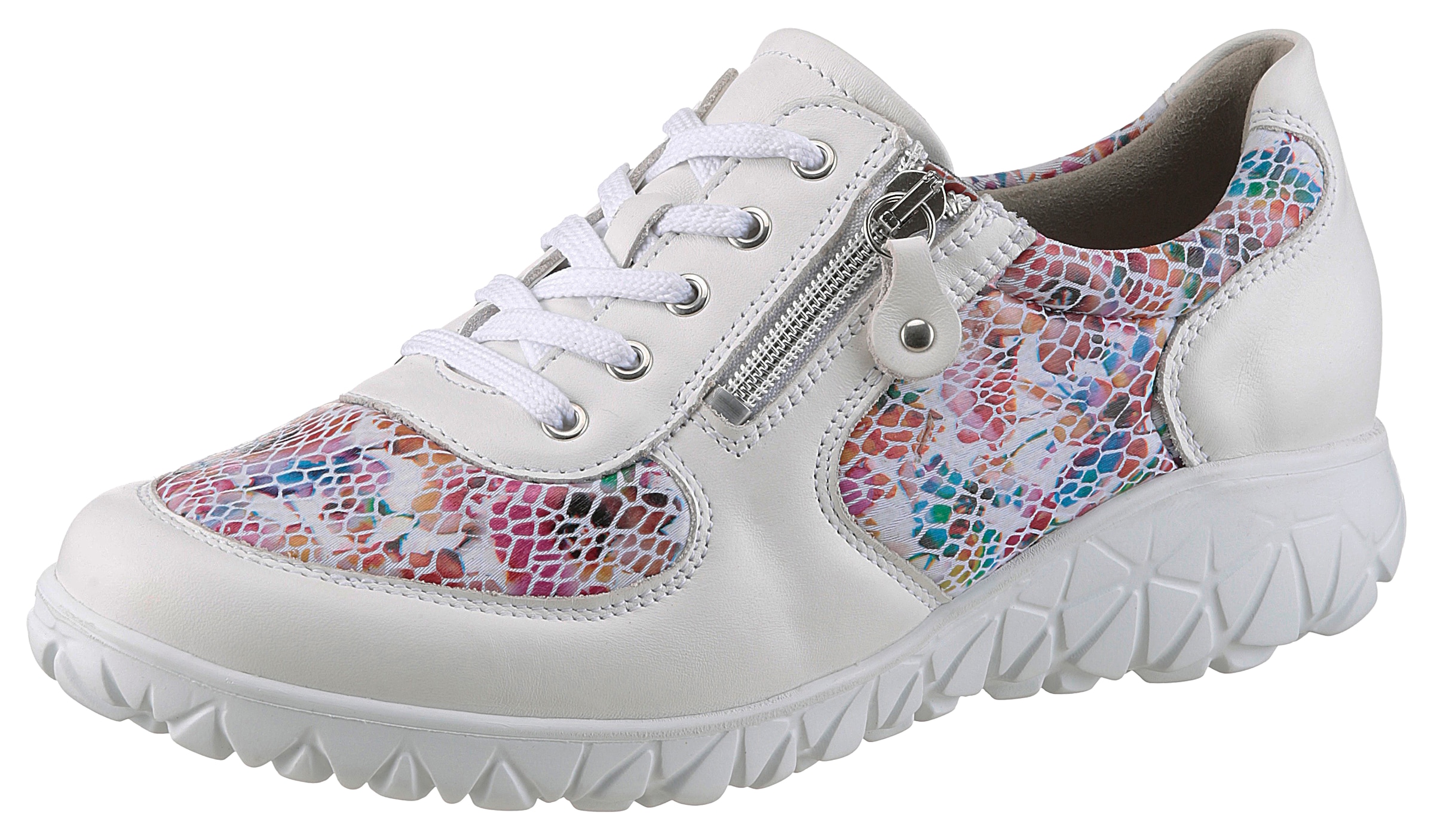 Image of Waldläufer Schnürschuh "HAVY" Sneaker, Halbschuh, Freizeitschuh in Komfortweite H (= sehr weit)