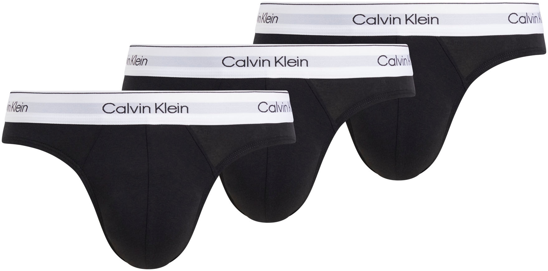 Calvin Klein Underwear Slip »LOW RISE SLIP BRIEF 3PK«, (Packung, 3 St.), mit Logo-Elastikbund (3 Stück)