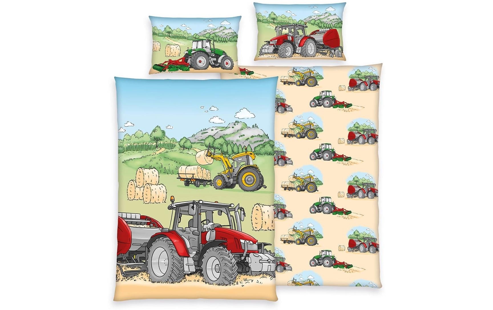 Image of Herding Kinderbettwäsche "Traktor" 2 mit tollem Motiv