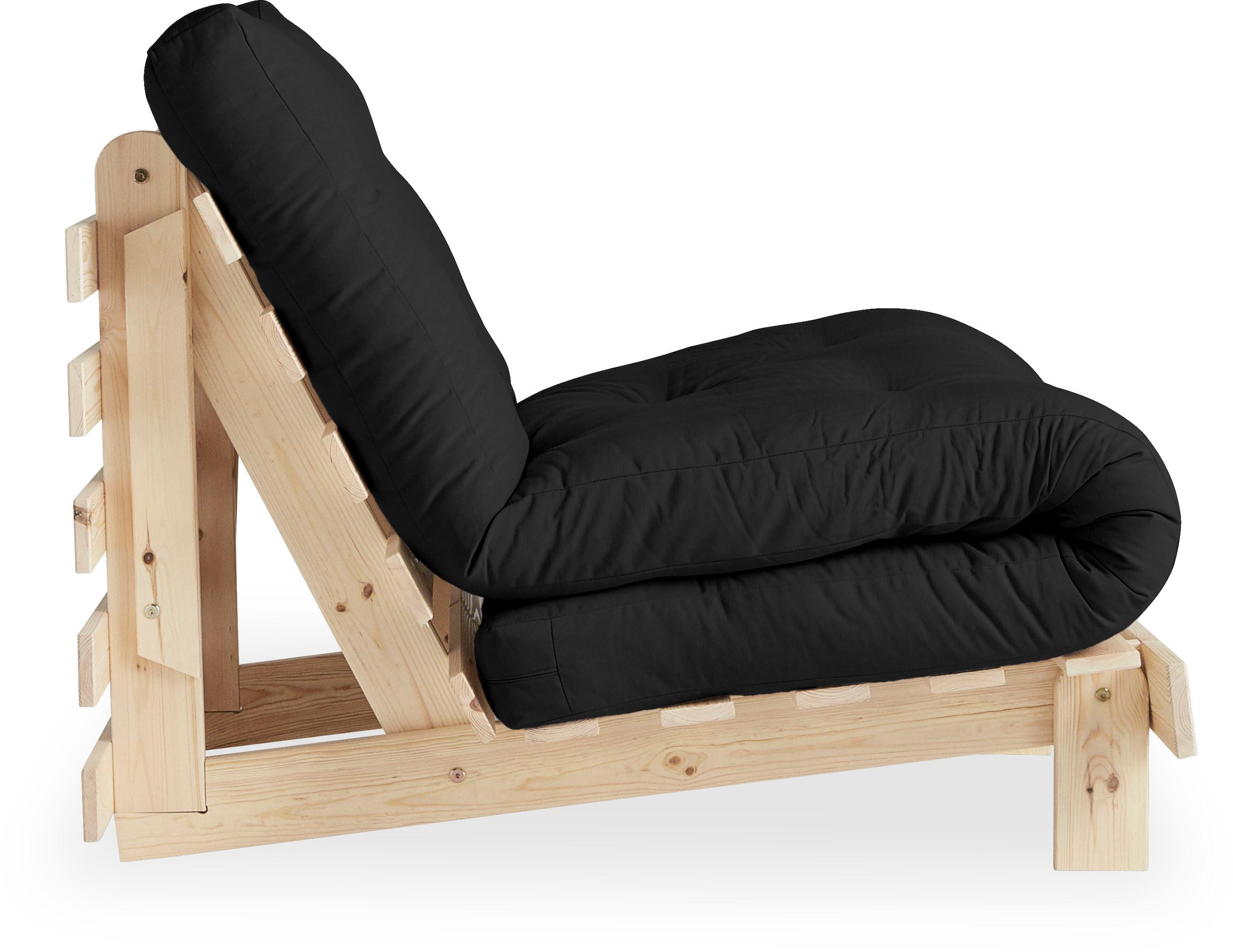 Karup Design Daybett »Roots Schlafsofa, Gästebett, Sofa inkl. Futonmatratze«, Liegefläche 90/140/160 x200 cm, FSC® zertifizierte Kiefer