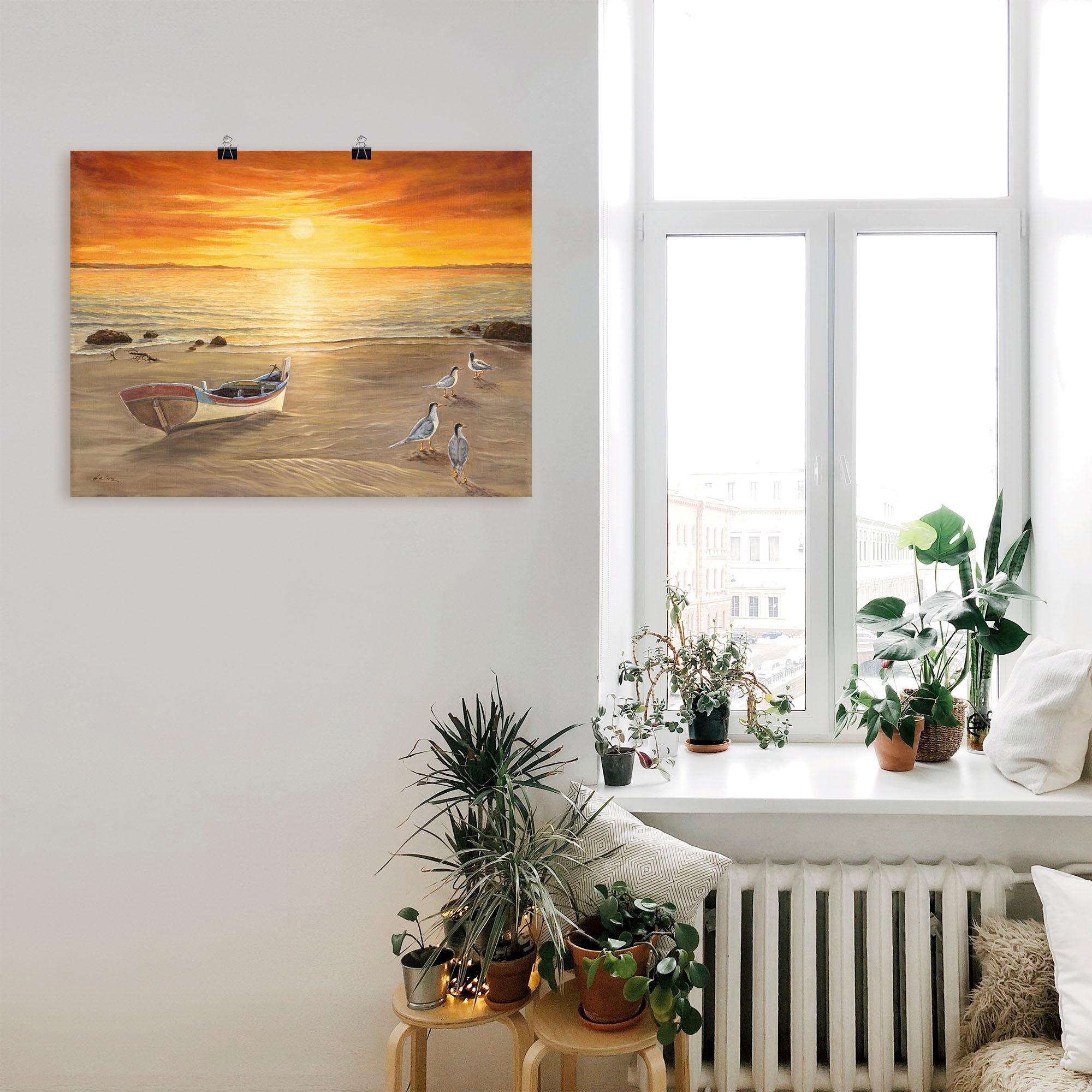 Artland Fresque murale »Möwen« 1 cuis tlg. als Alubild, Leinwandbild, Poster in verschied. Grössen