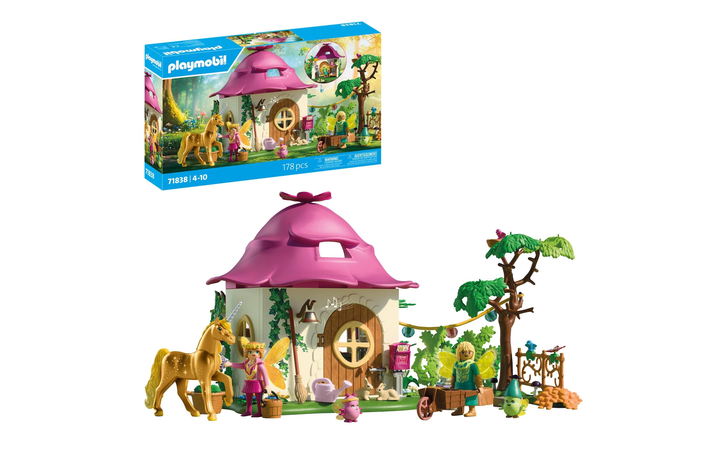 Playmobil® Konstruktionsspielsteine »Princess Magic Gemütliches Feenzuhause 71838«