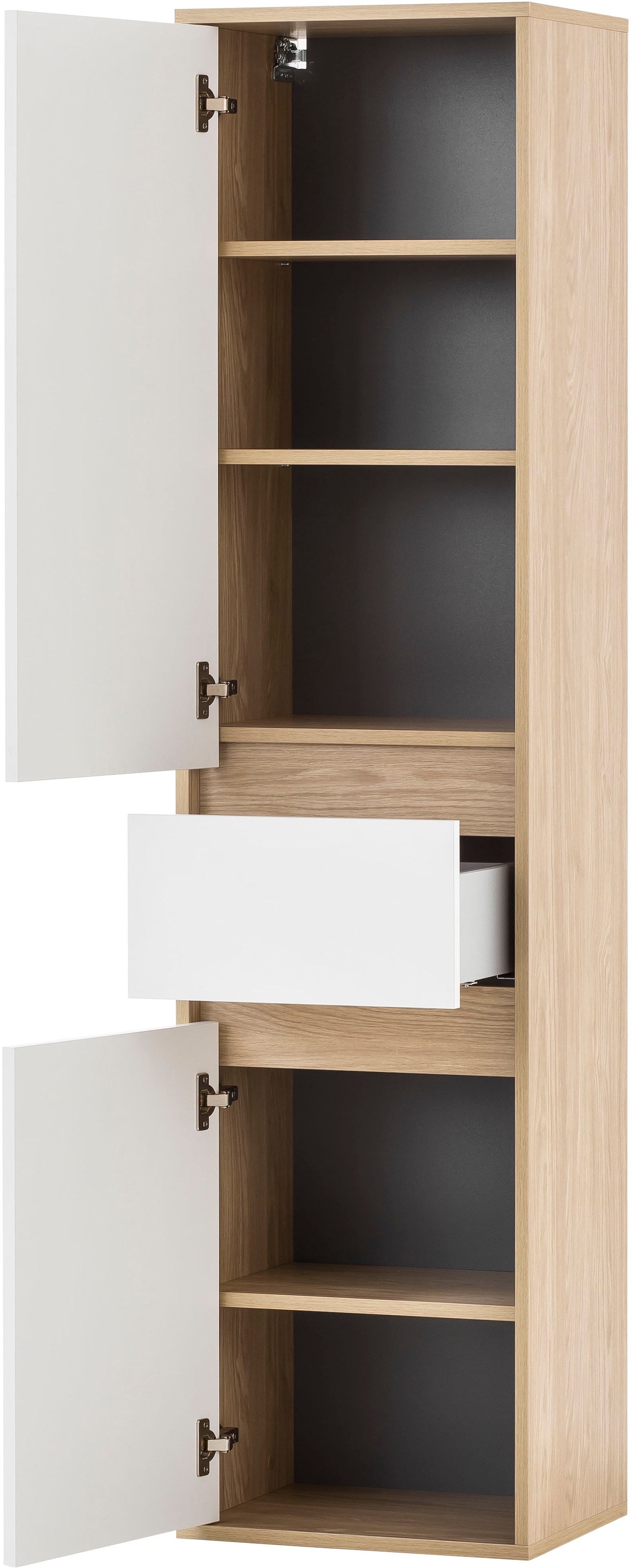 Schildmeyer »Mali, Breite 40 cm« Holzdekor mit fühlbarer Struktur, Grifflose Türöffnung