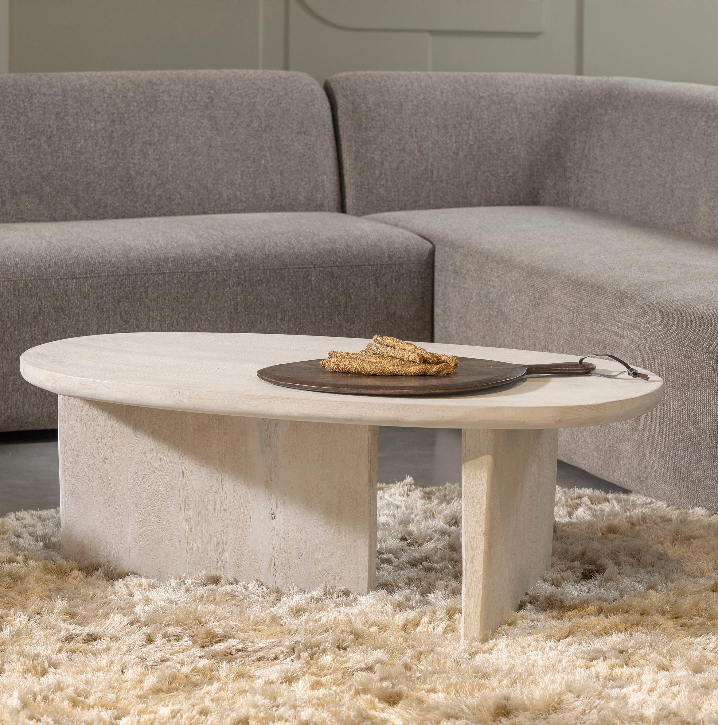 WOOOD Couchtisch »Seam«, aus Mangoholz, H 40 cm x B 110 cm x T 60 cm