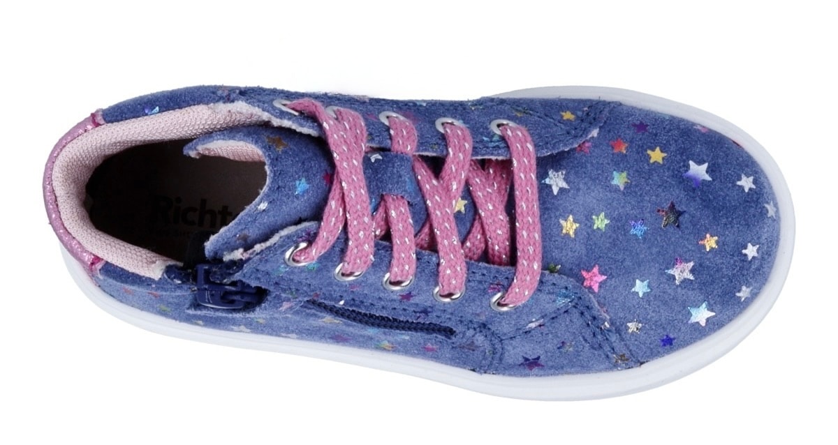 Richter Bottines de sneakers »Flora«  Chaussure enfant, à lacets avec WMS, gabarit de taille à télécharger
