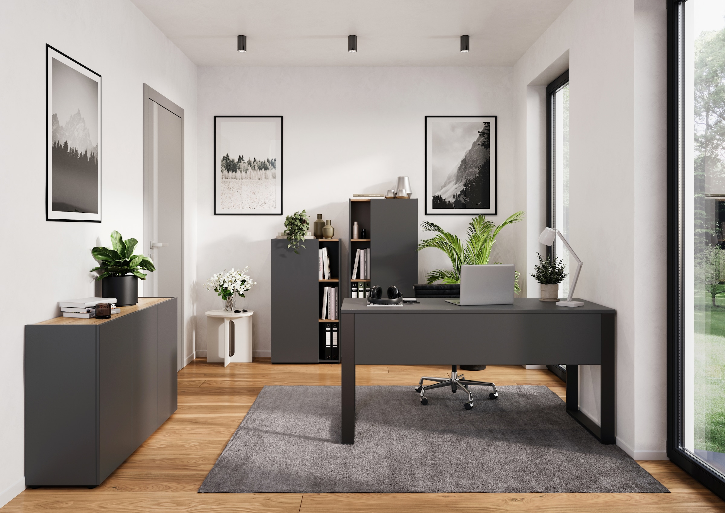 GERMANIA Bureau »Adrano« 1 cuis tlg. mit vorderer Blende, Breite 150 cm, Made in Germany